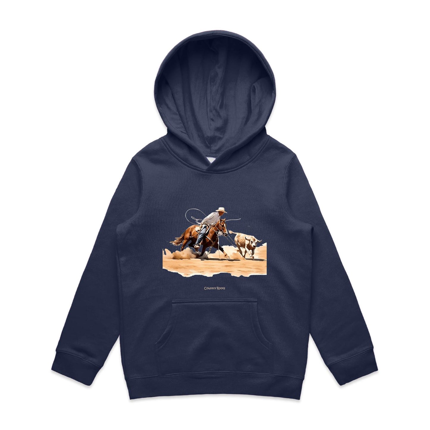 Roping Calves - Youth Hood