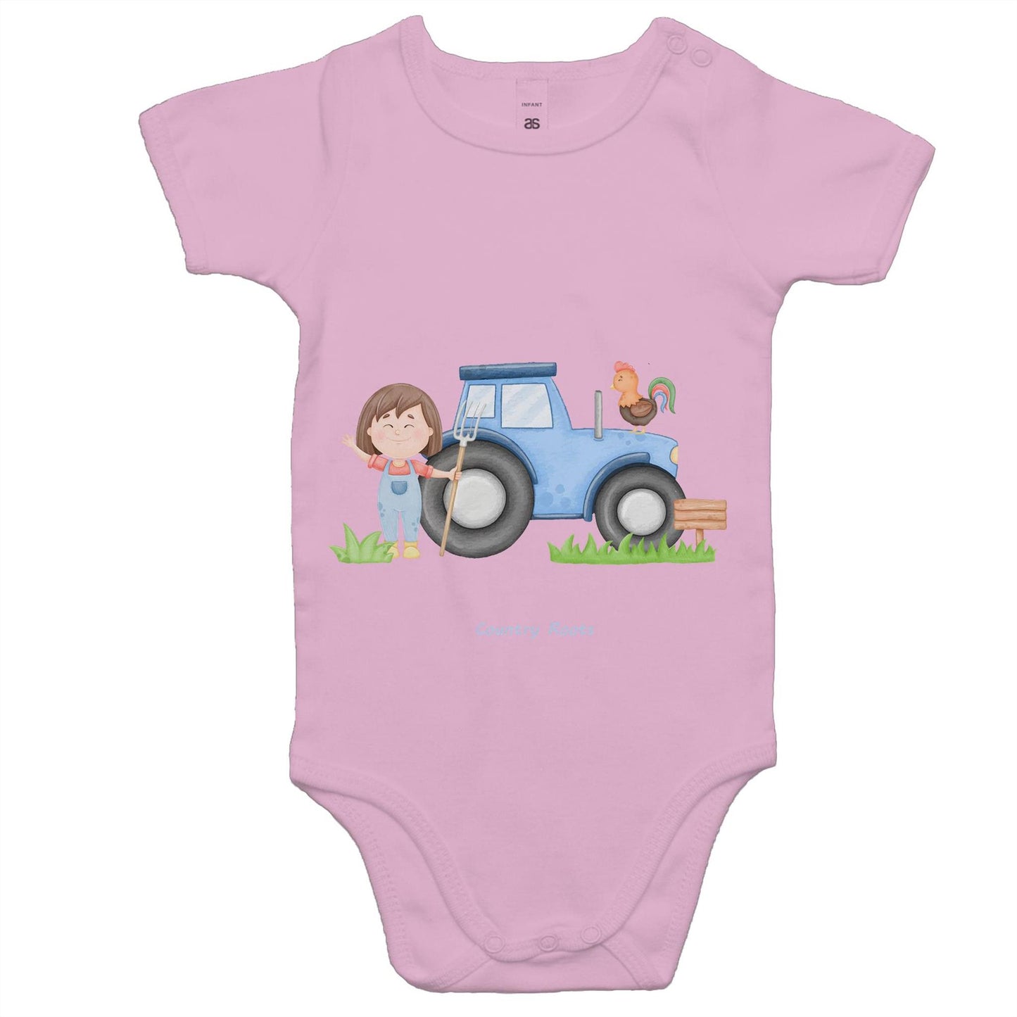 'Tractor Tots' - Baby Onesie