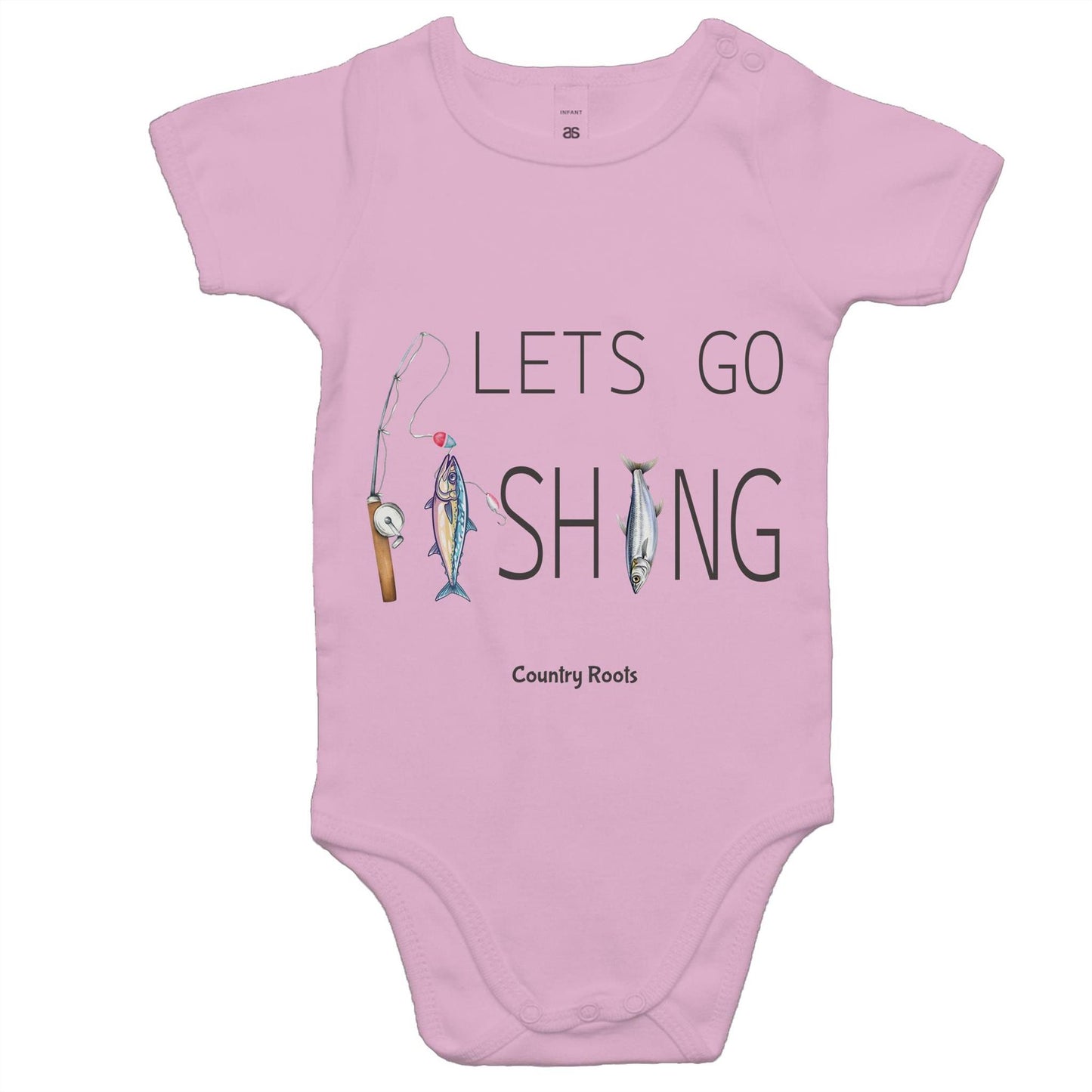 'Lets Go Fishing' - Baby Onesie