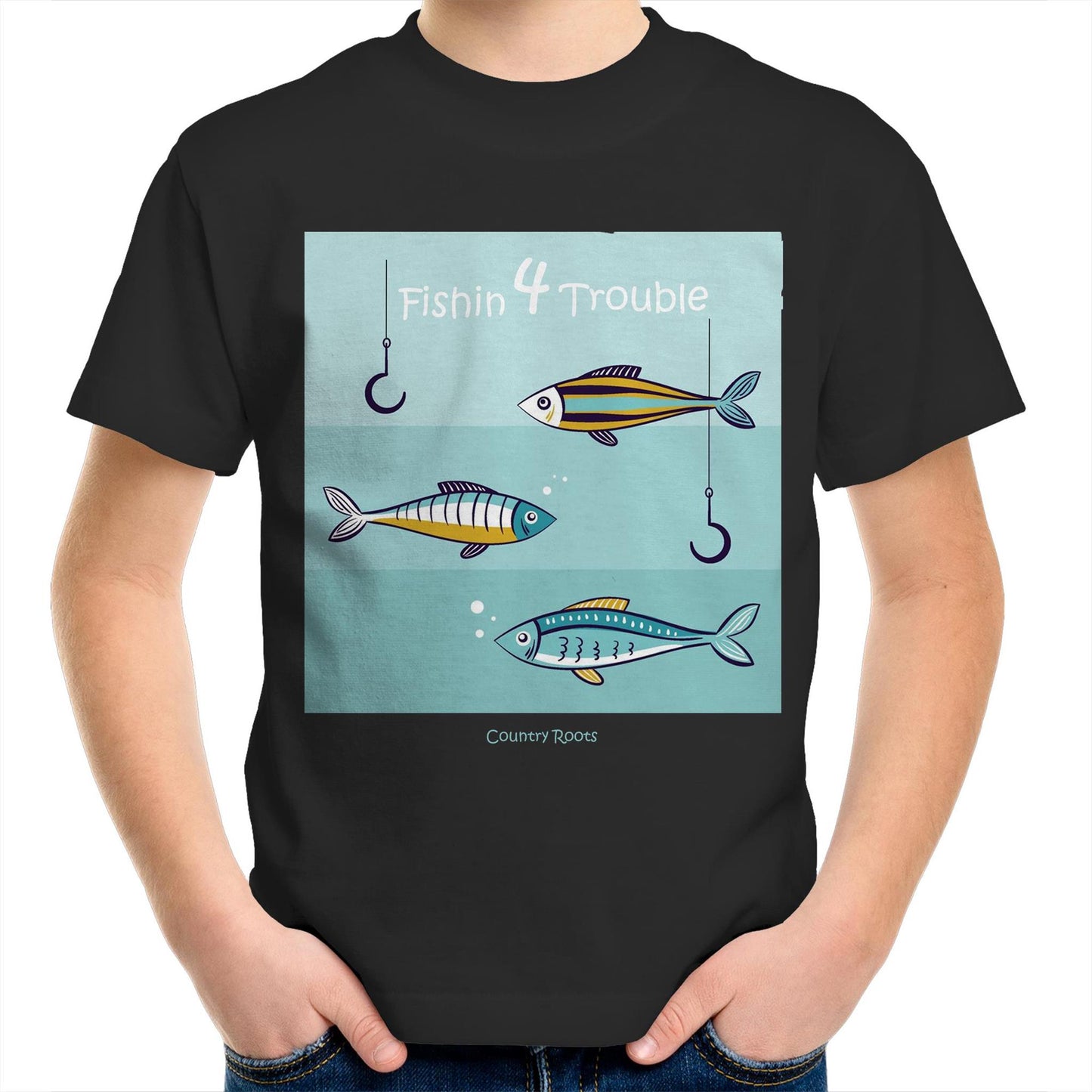 Fishin 4 Trouble - Youth Tee