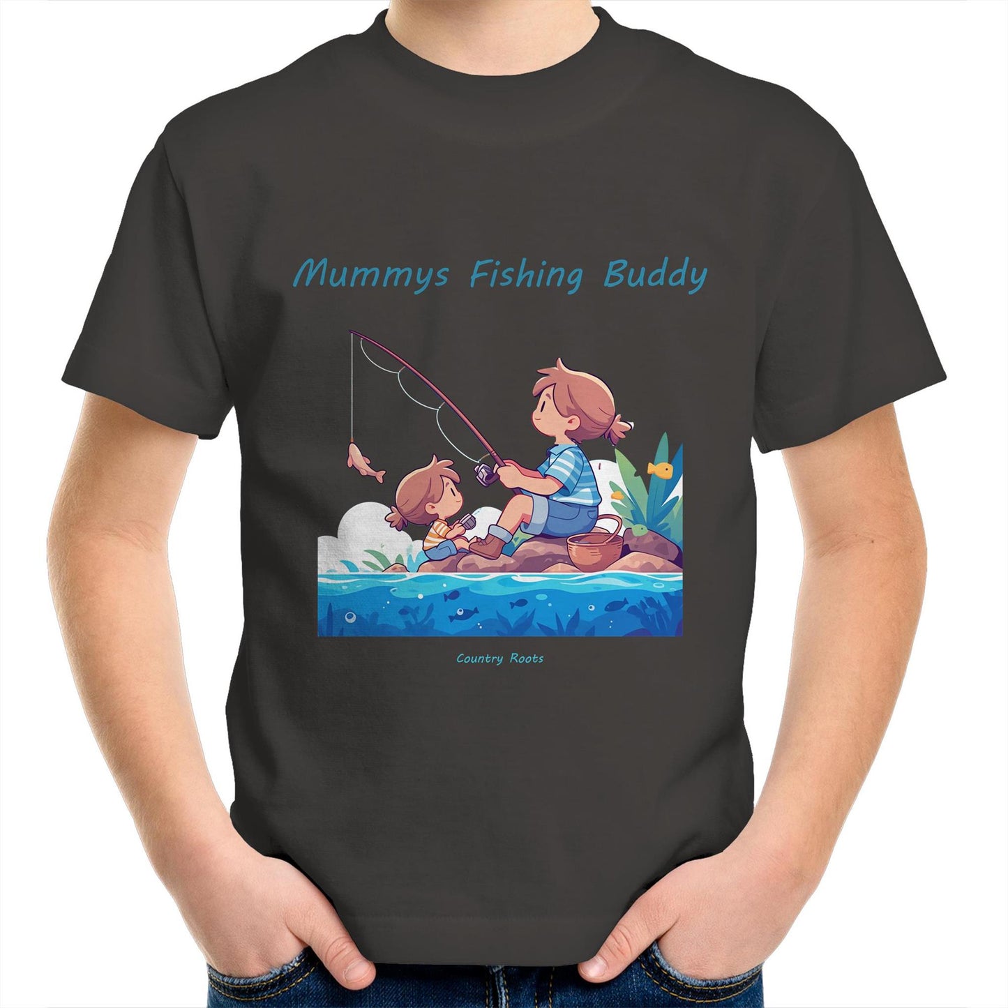 'Mummys Fishing Buddy (Girl)' - Youth Tee