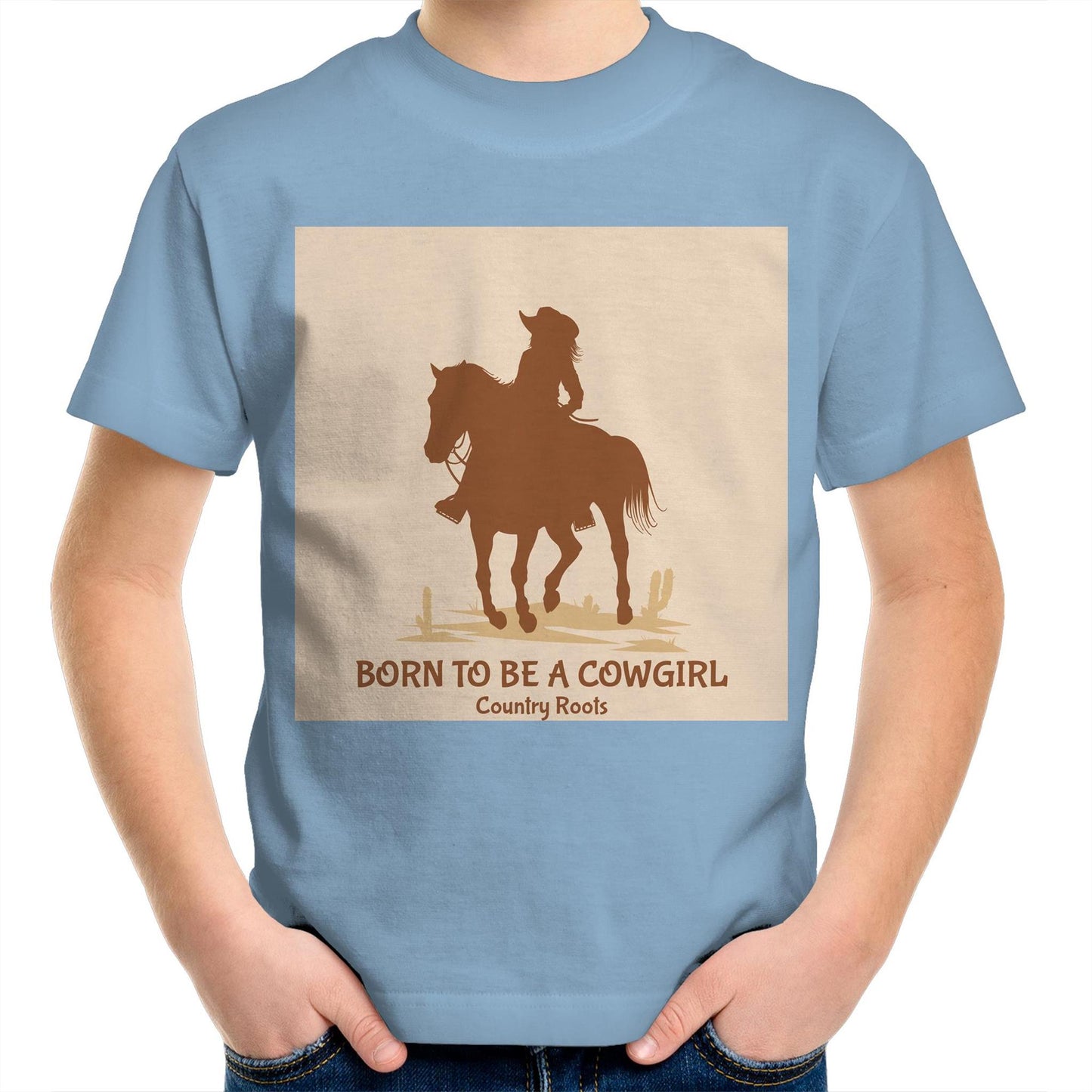'Born Cowgirl' - Youth Shirt