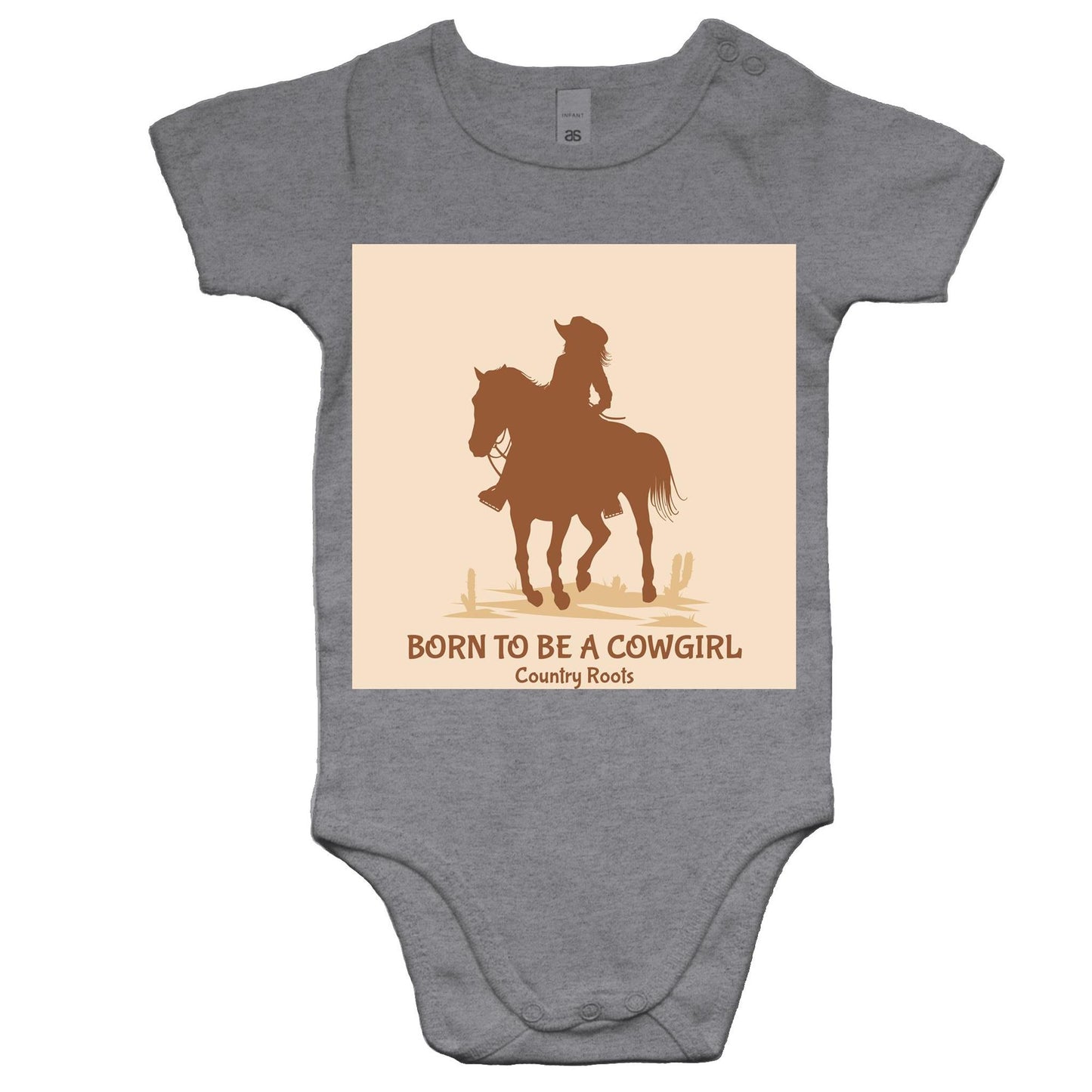 'Born Cowgirl' - Baby Onesie