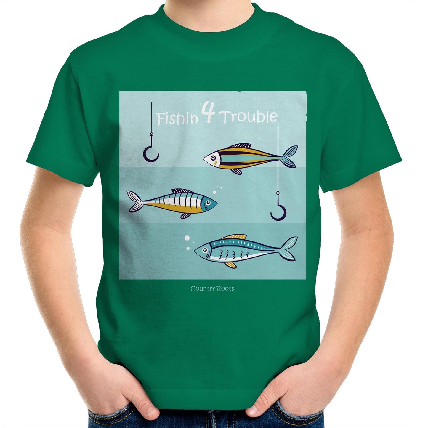 Fishin 4 Trouble - Youth Tee