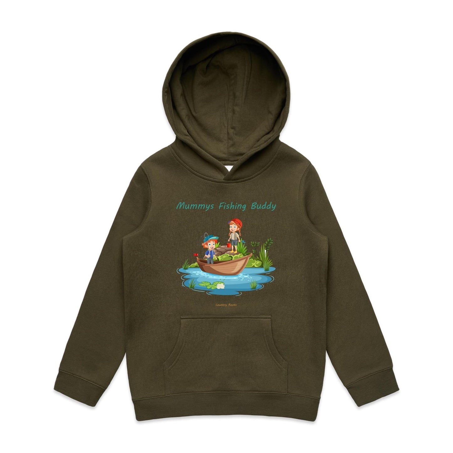 'Mummys Fishing Buddy (Boy)' - Youth Hood