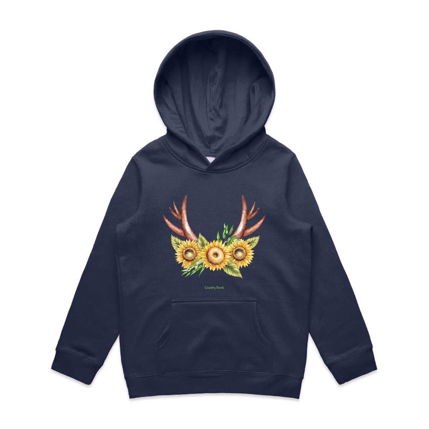 'Sunflowers in Antlers' - Youth Hood