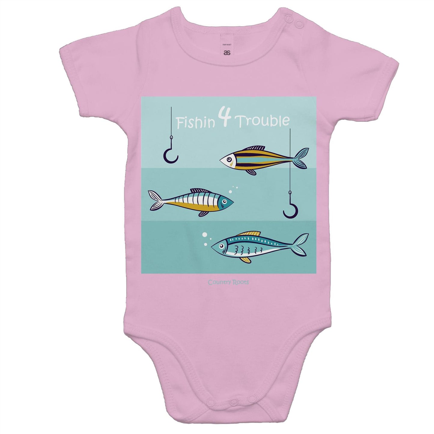 Fishin 4 Trouble - Baby Onesie