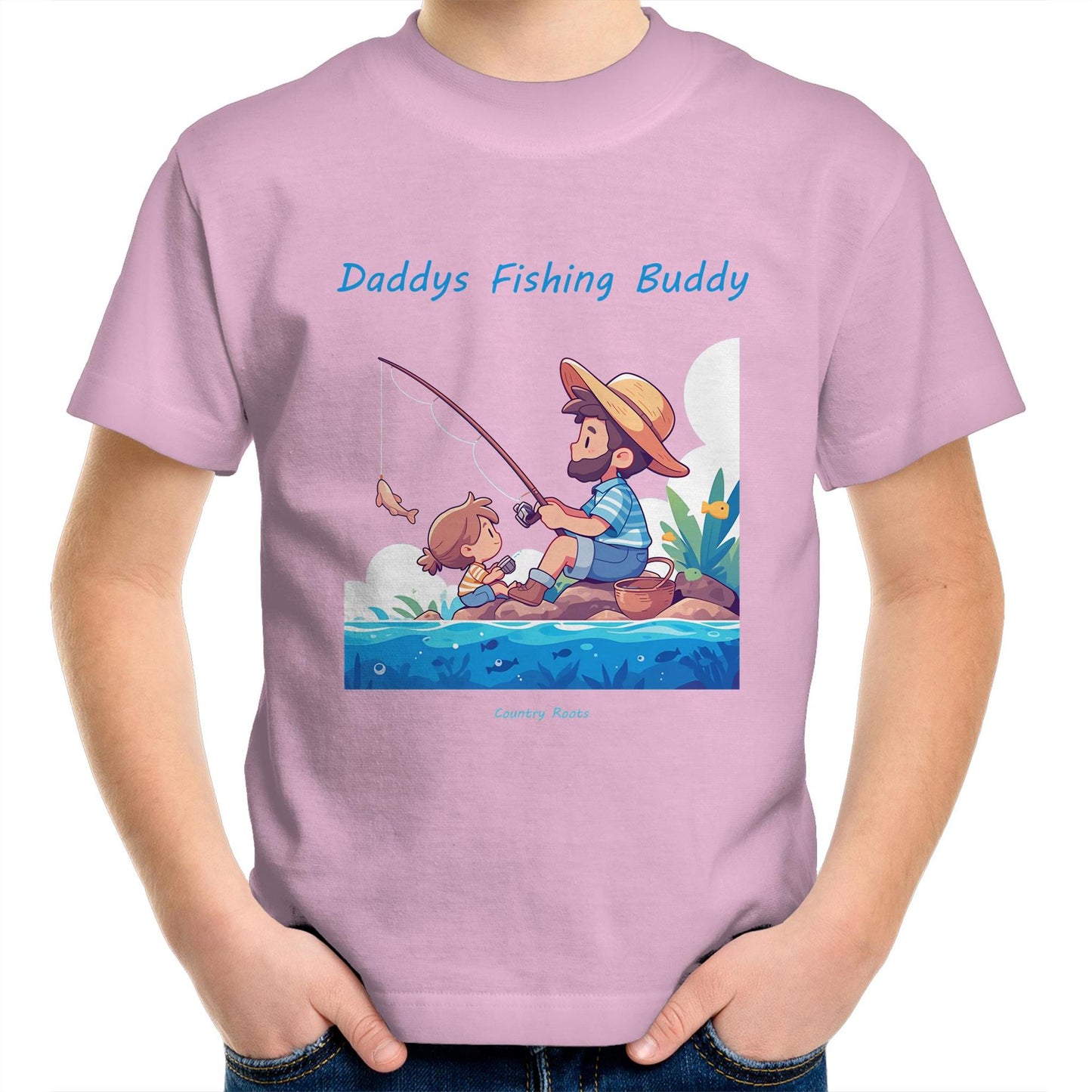 'Daddys Fishing Buddy (Girl)' - Youth Tee