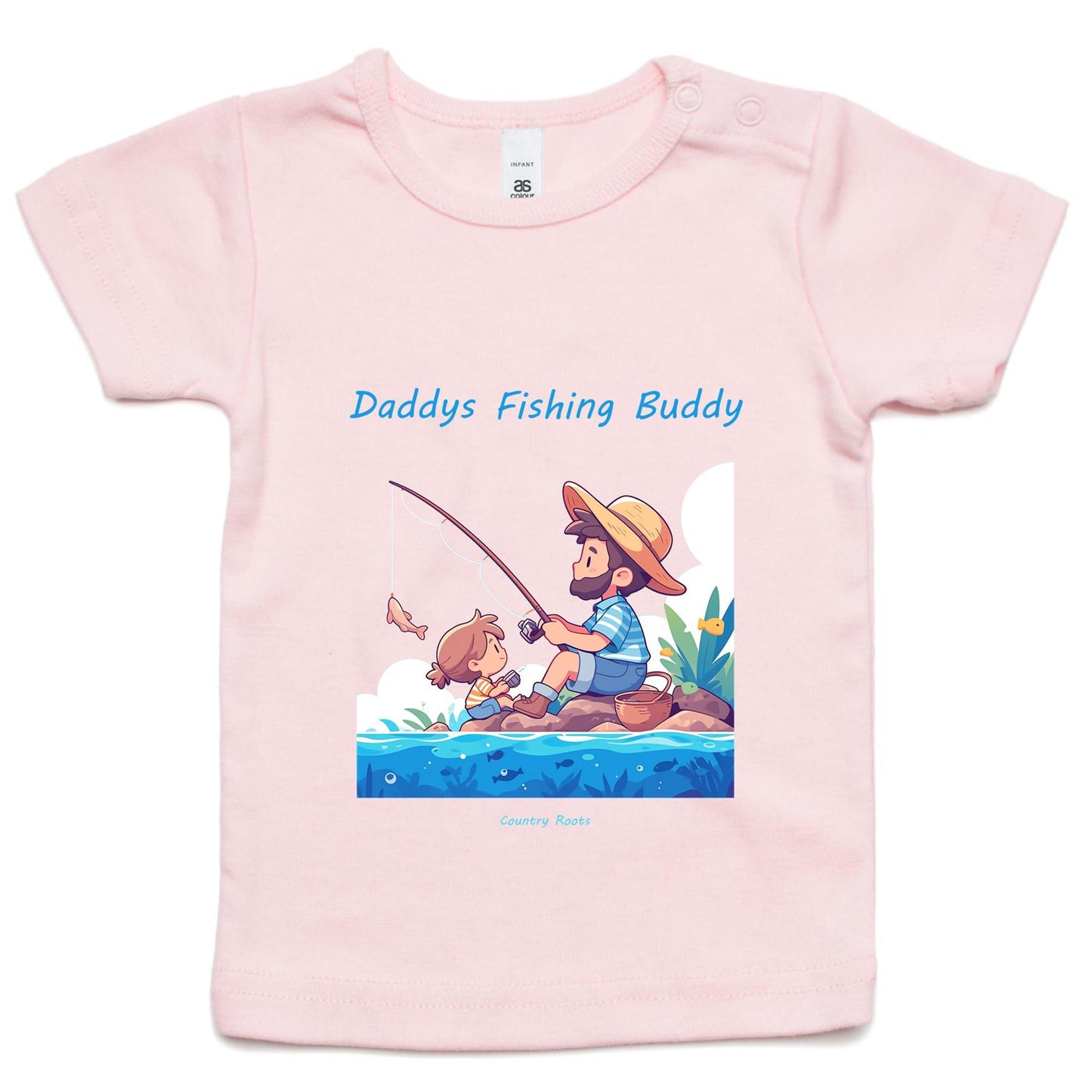 'Daddys Fishing Buddy (Girl)' - Infant Tee