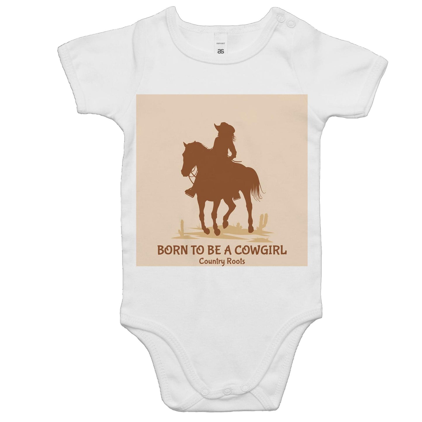 'Born Cowgirl' - Baby Onesie