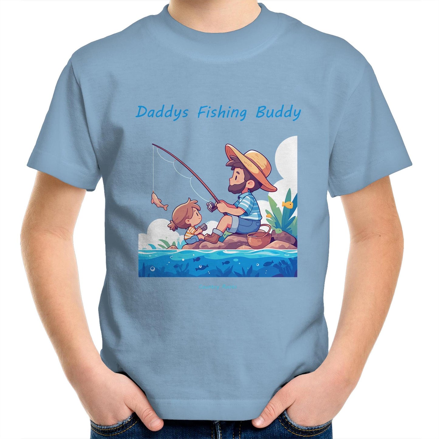 'Daddys Fishing Buddy (Girl)' - Youth Tee