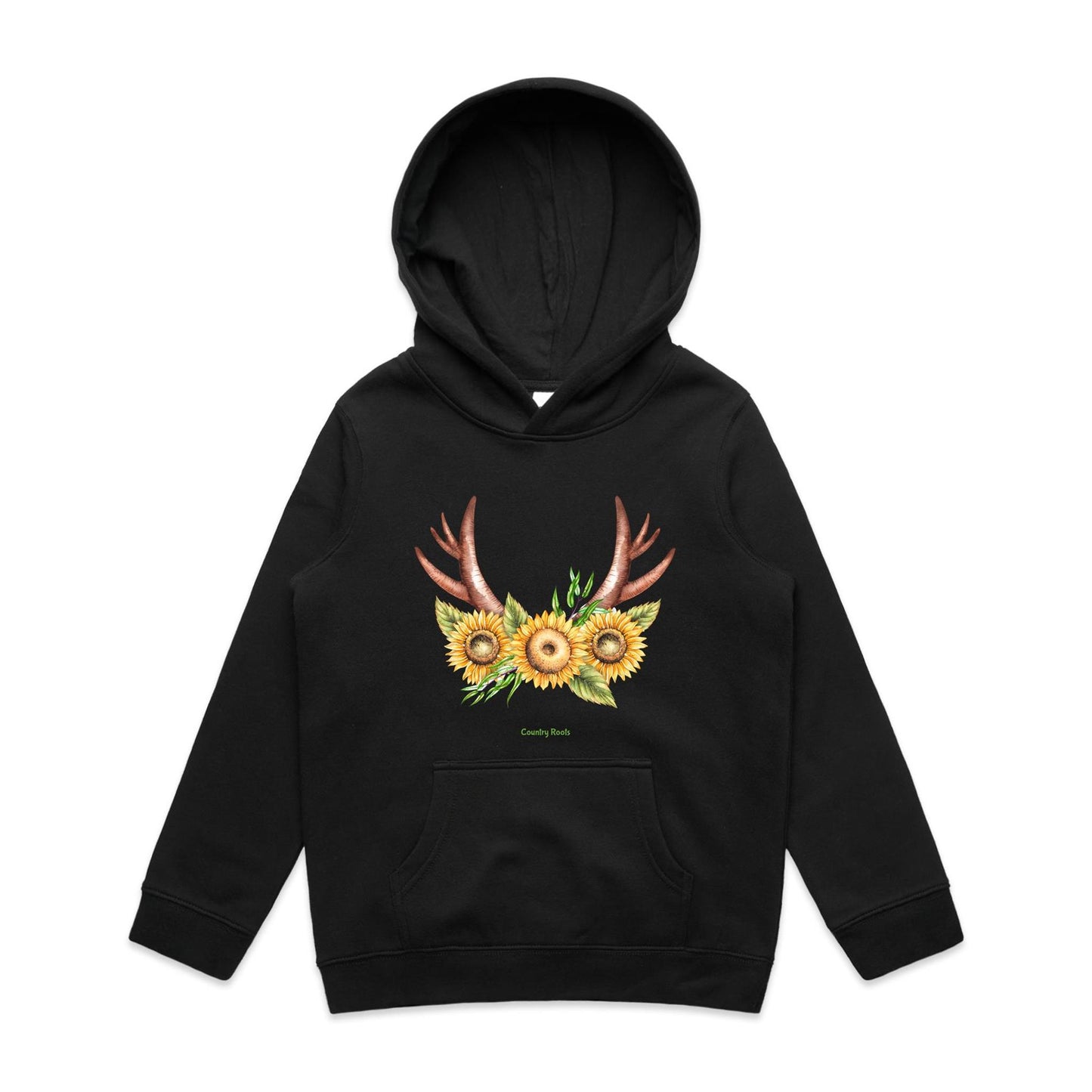 'Sunflowers in Antlers' - Youth Hood