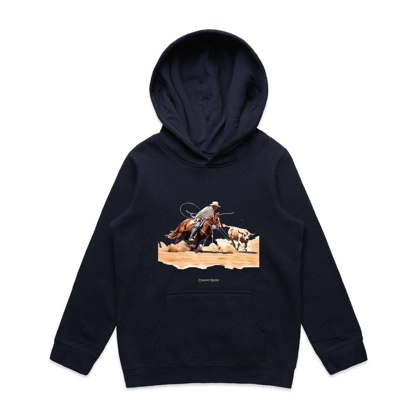 Roping Calves - Youth Hood