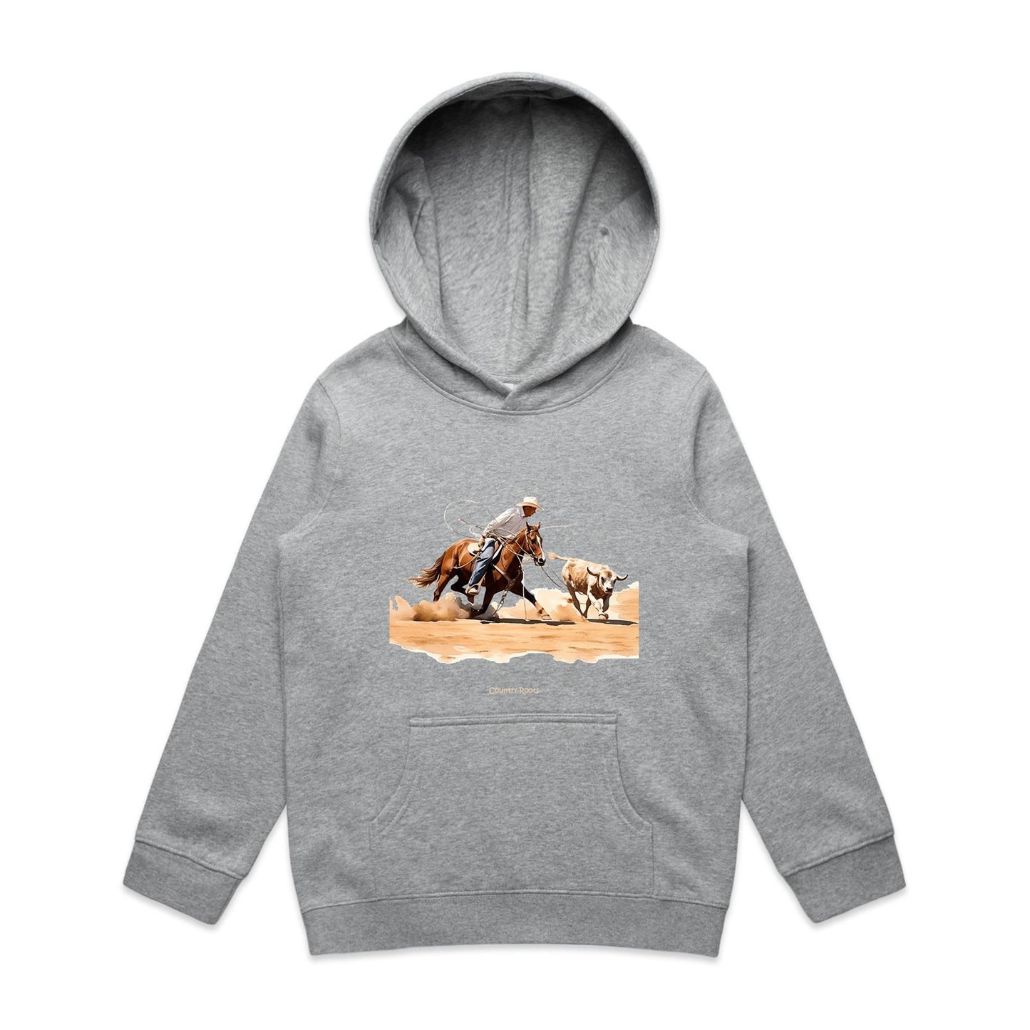 Roping Calves - Youth Hood