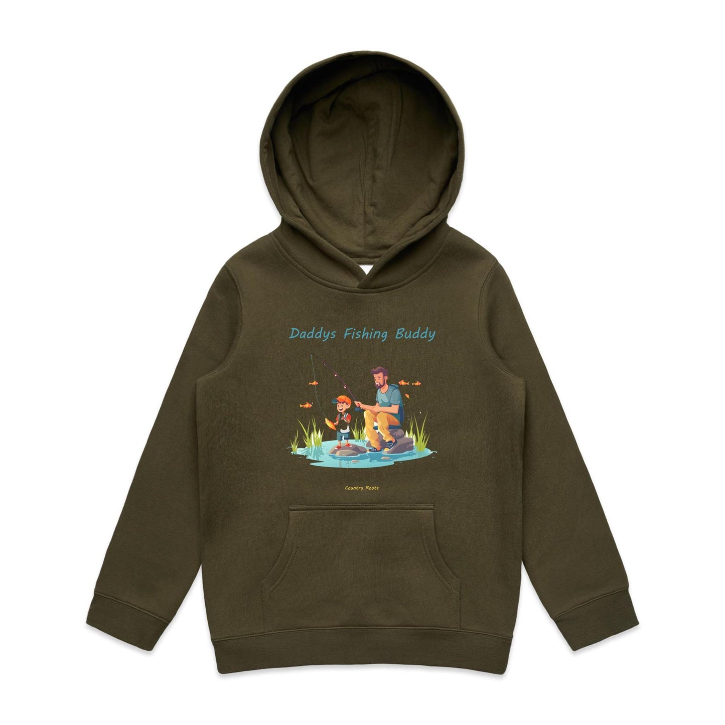 'Daddys Fishing Buddy (Boy)' - Youth Hood