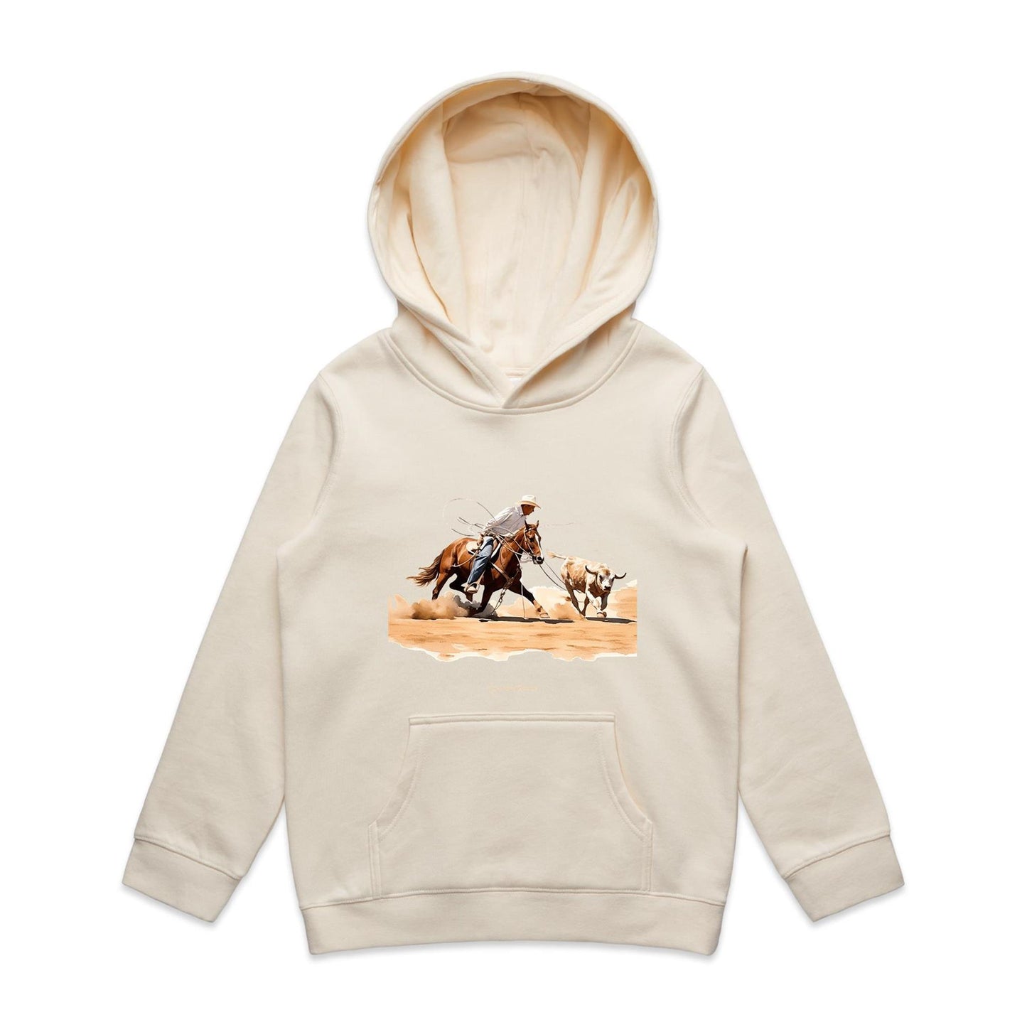 Roping Calves - Youth Hood