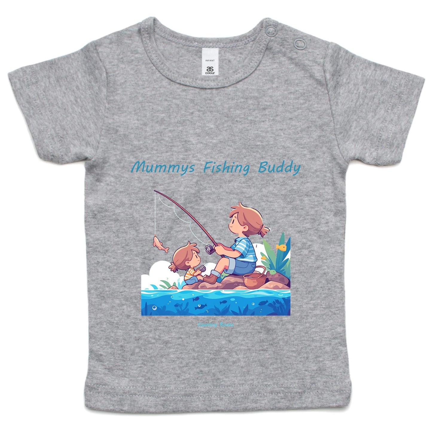 'Mummys Fishing Buddy (Girl)' - Infant Tee