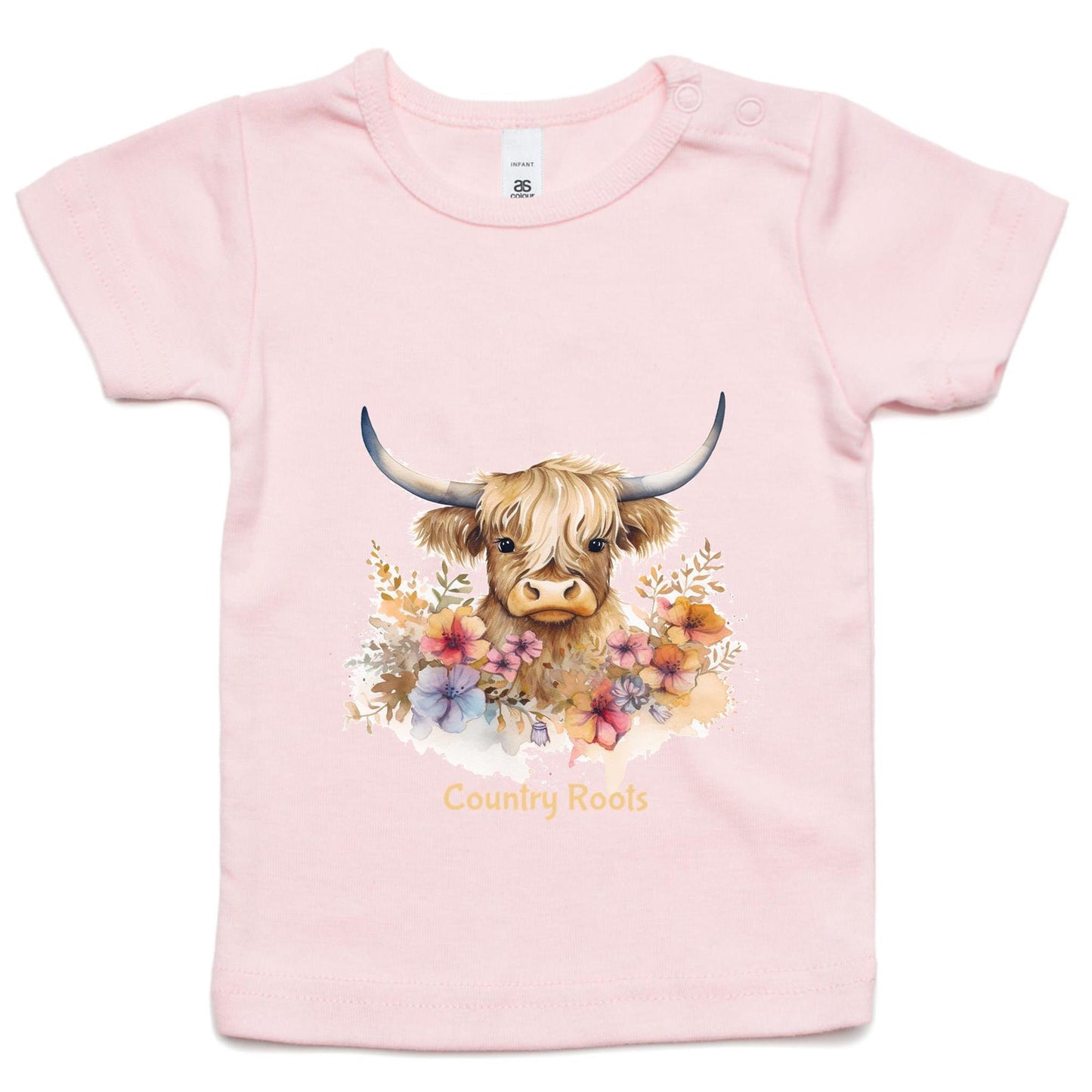 'Flowered Highland' - Infant Tee