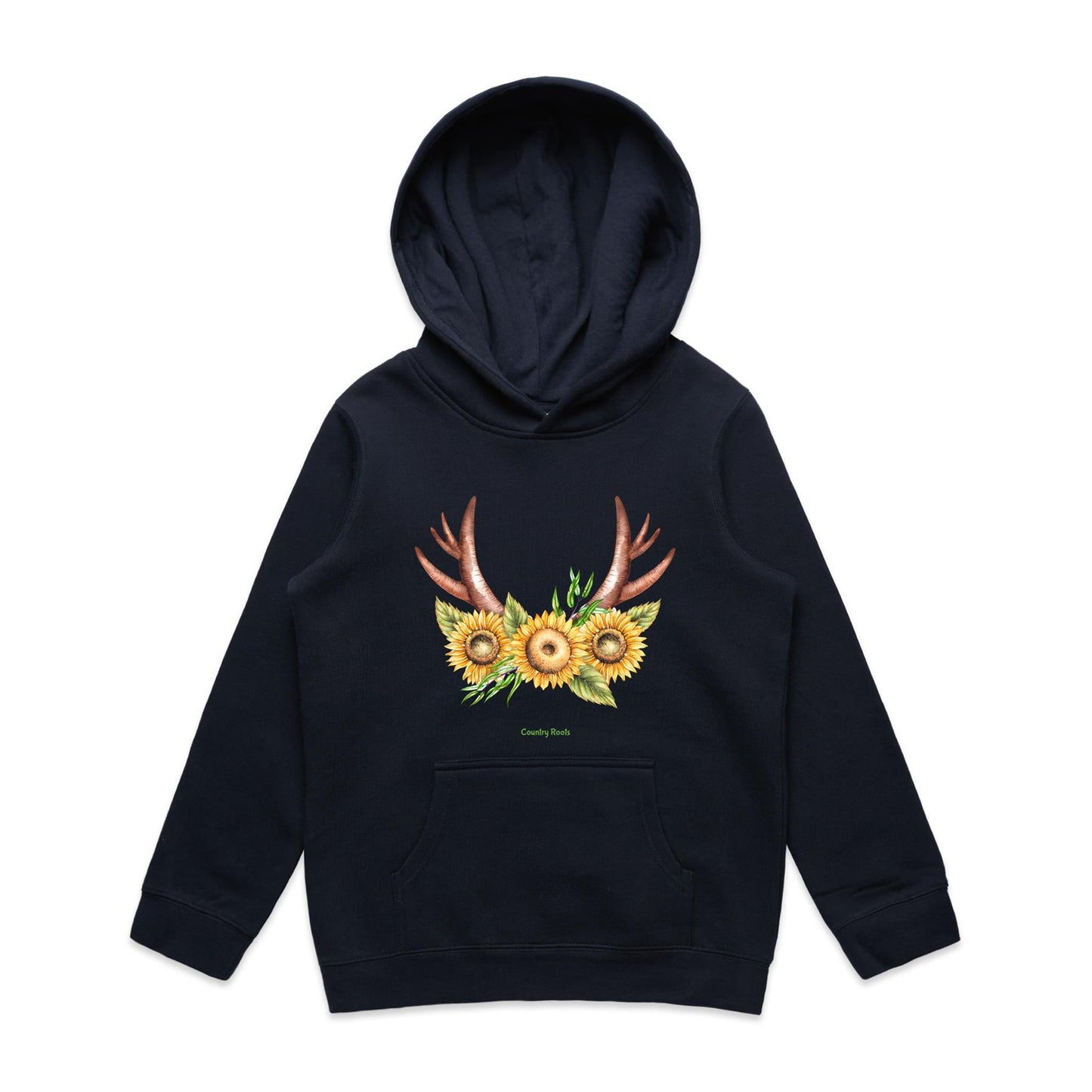 'Sunflowers in Antlers' - Youth Hood