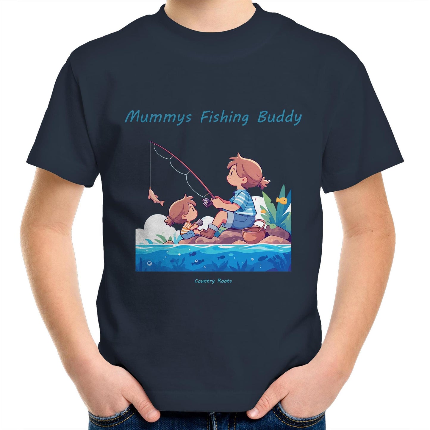 'Mummys Fishing Buddy (Girl)' - Youth Tee