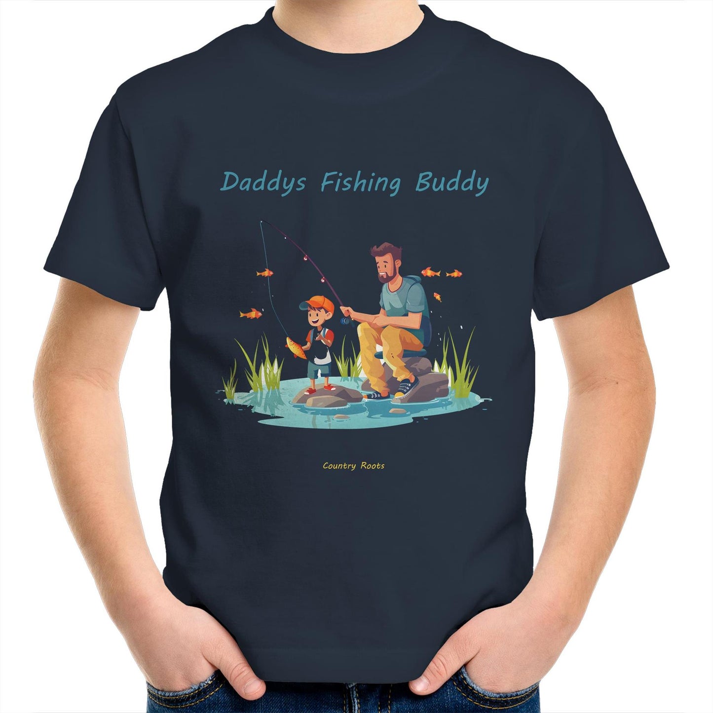 'Fishing Buddy (Boy)' - Youth Tee