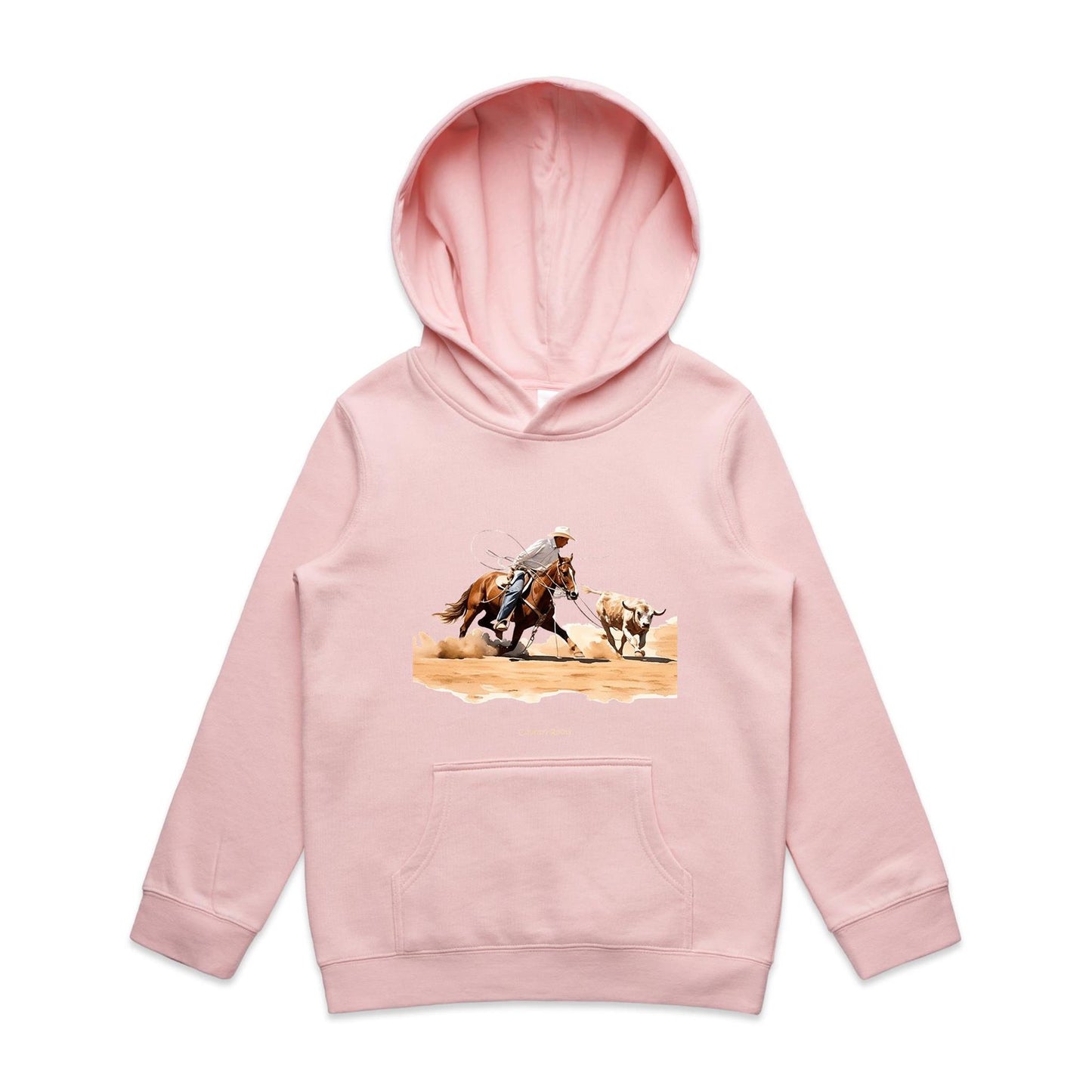 Roping Calves - Youth Hood