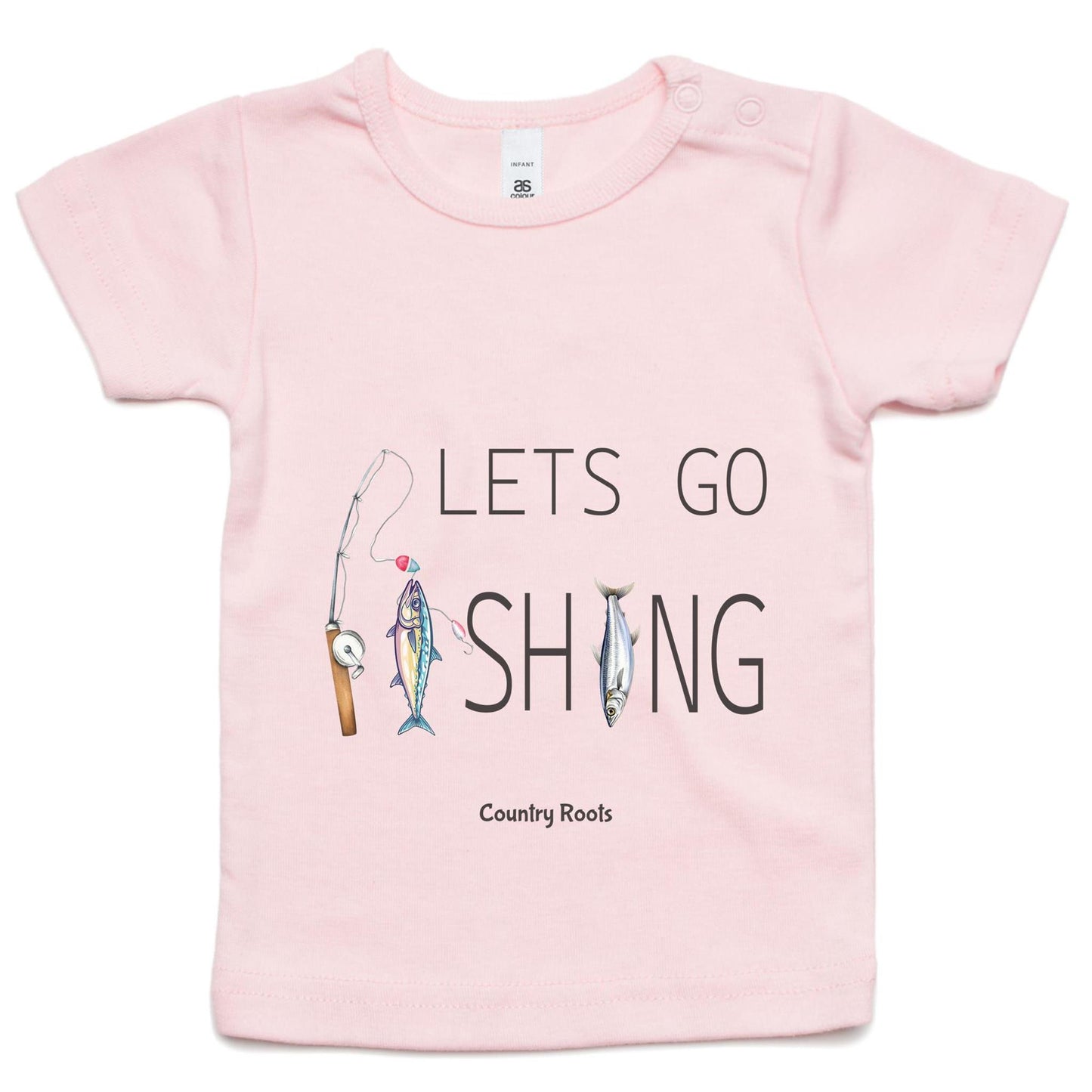 'Lets Go Fishing' - Infant Tee