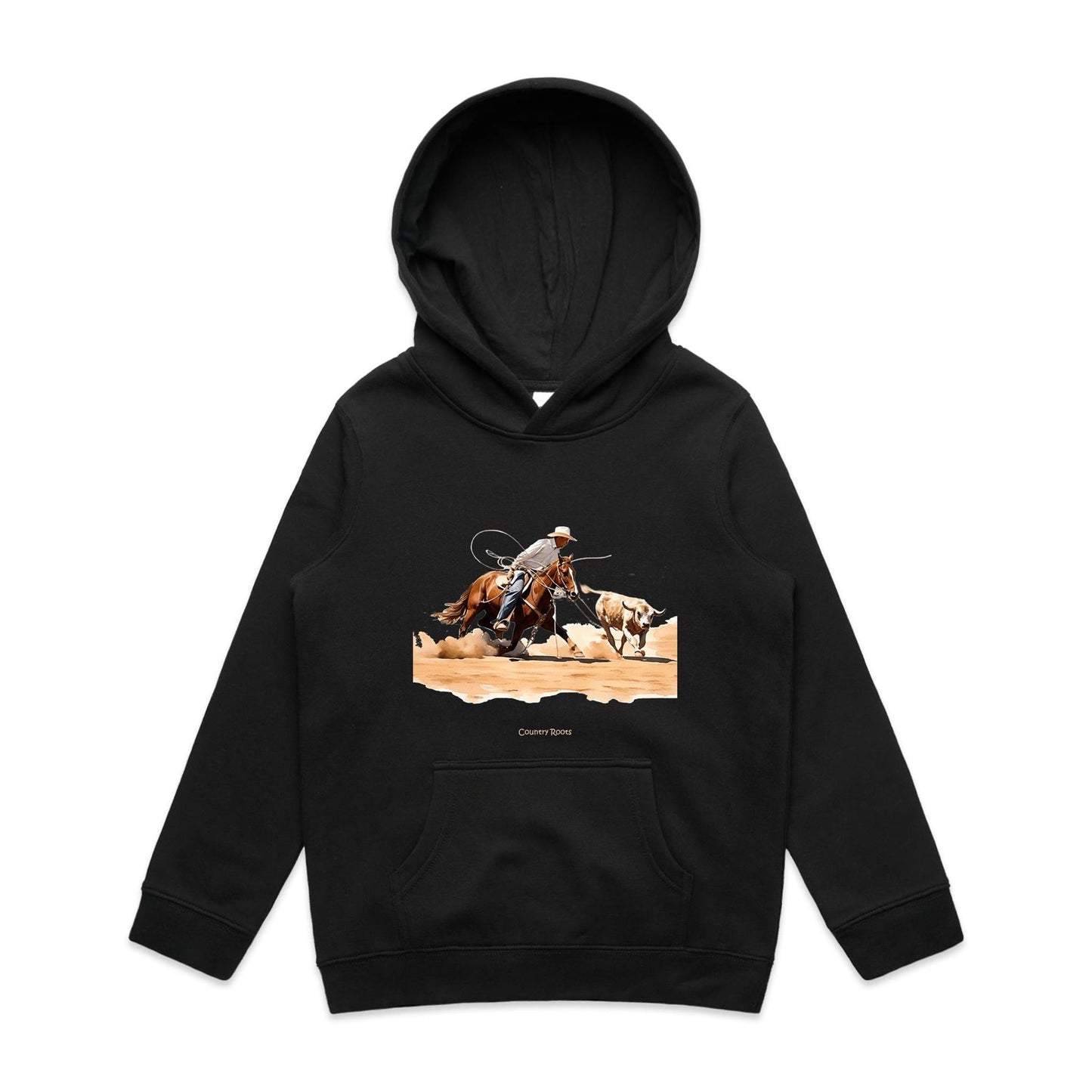 Roping Calves - Youth Hood