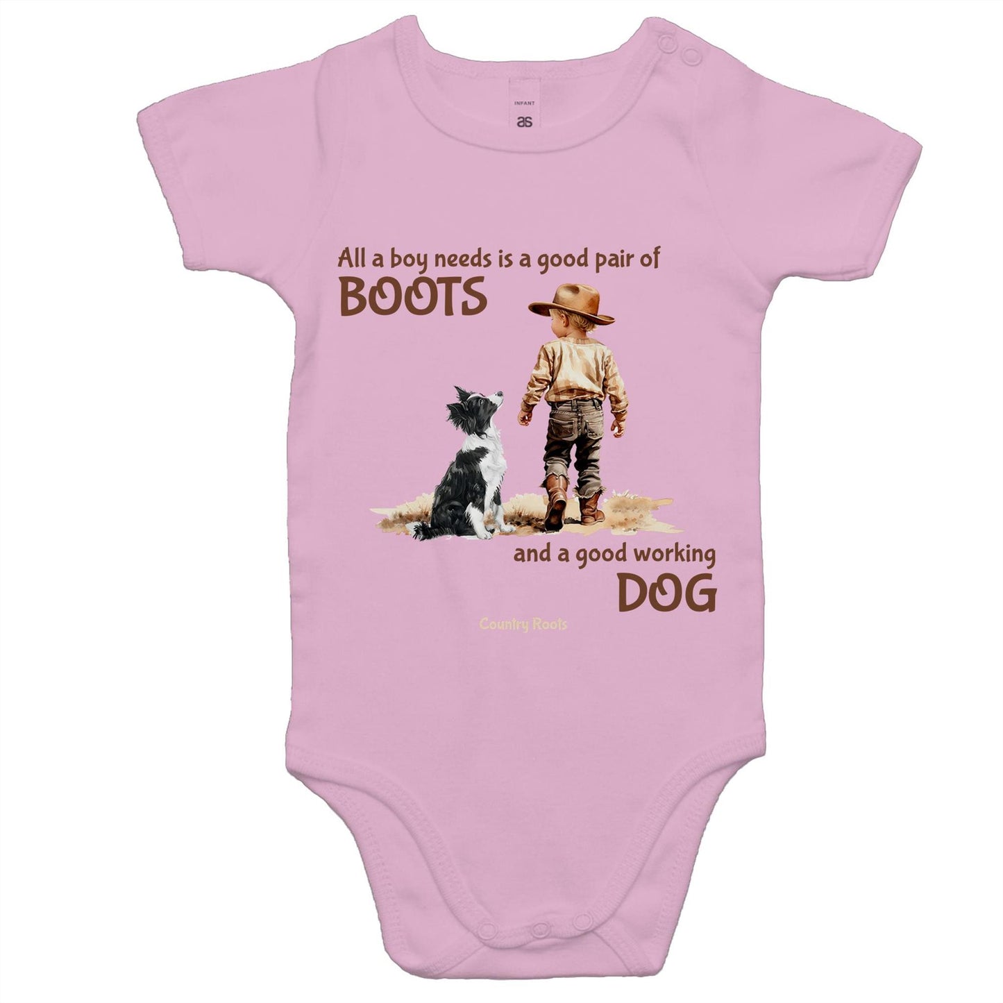 'All a Boy Needs...' - Baby Onesie