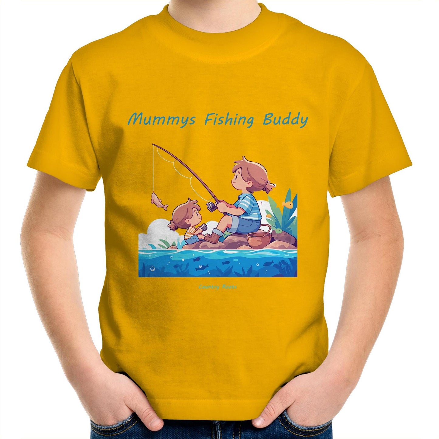 'Mummys Fishing Buddy (Girl)' - Youth Tee