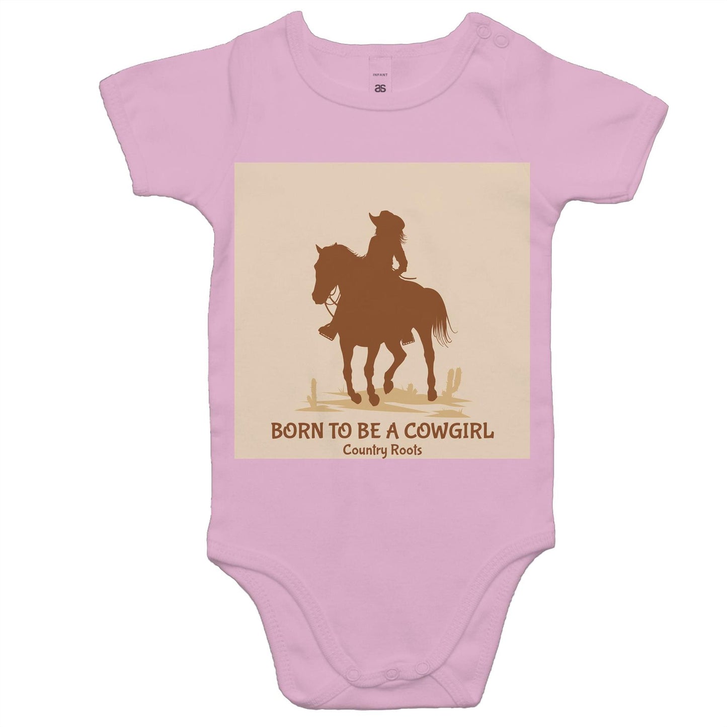 'Born Cowgirl' - Baby Onesie