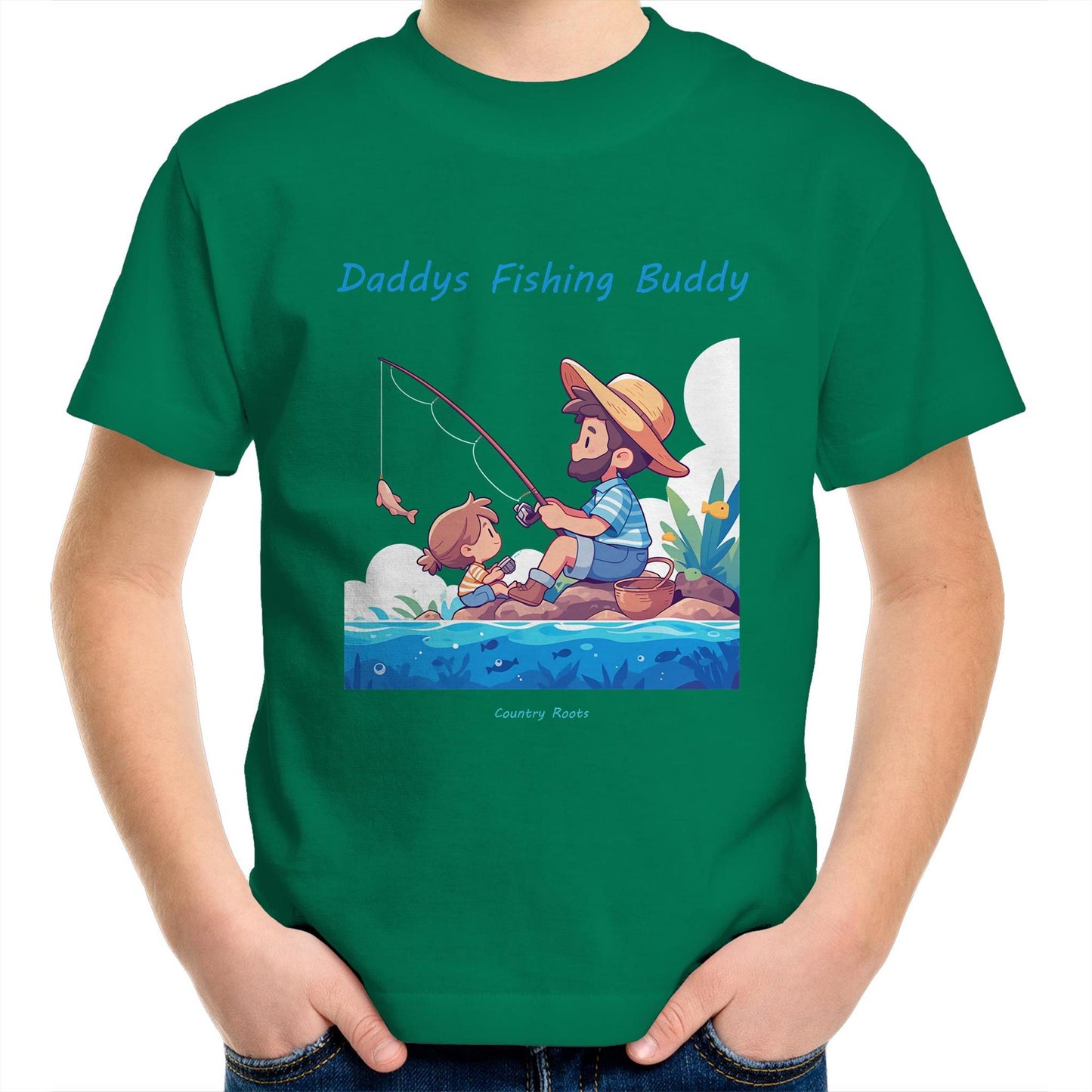'Daddys Fishing Buddy (Girl)' - Youth Tee