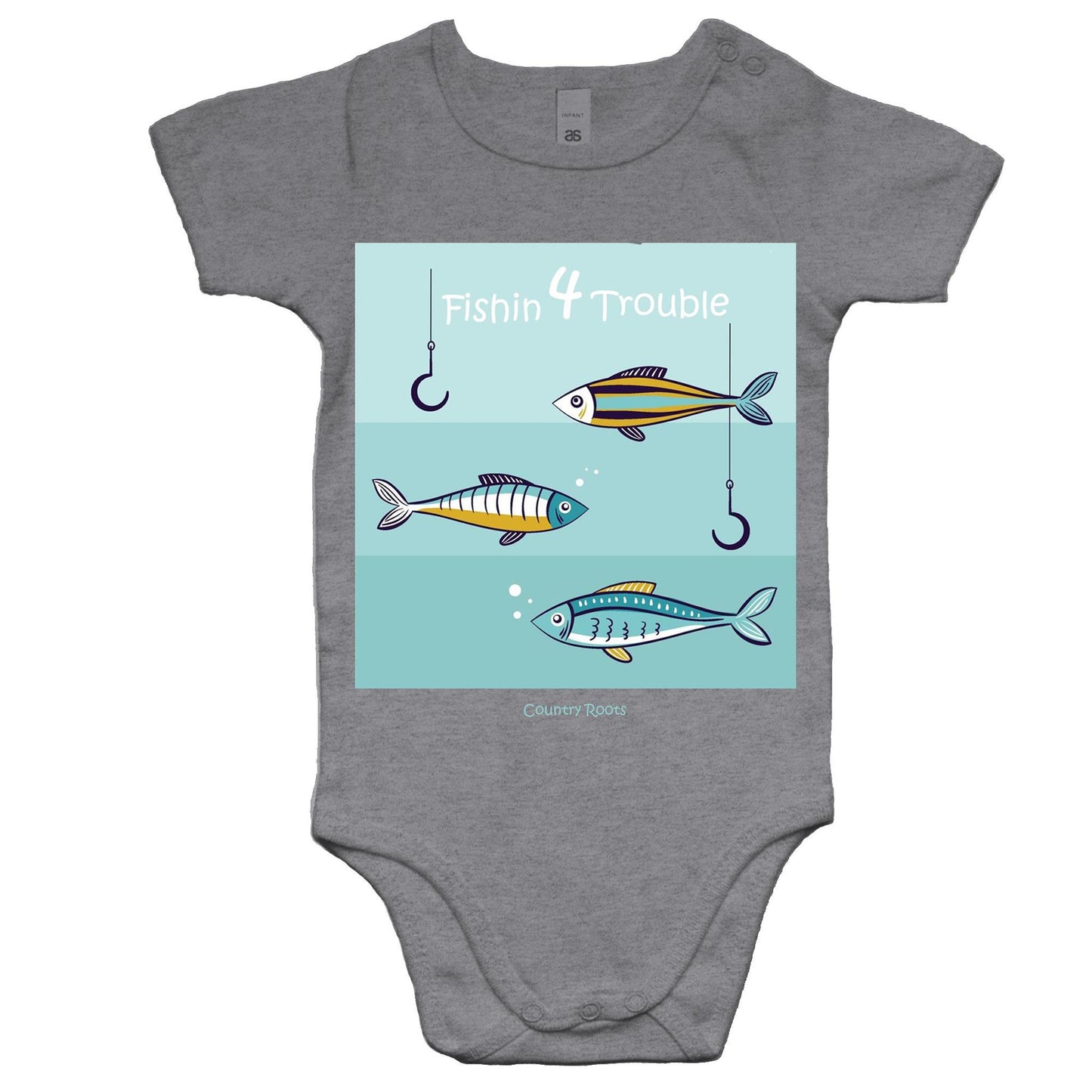 Fishin 4 Trouble - Baby Onesie