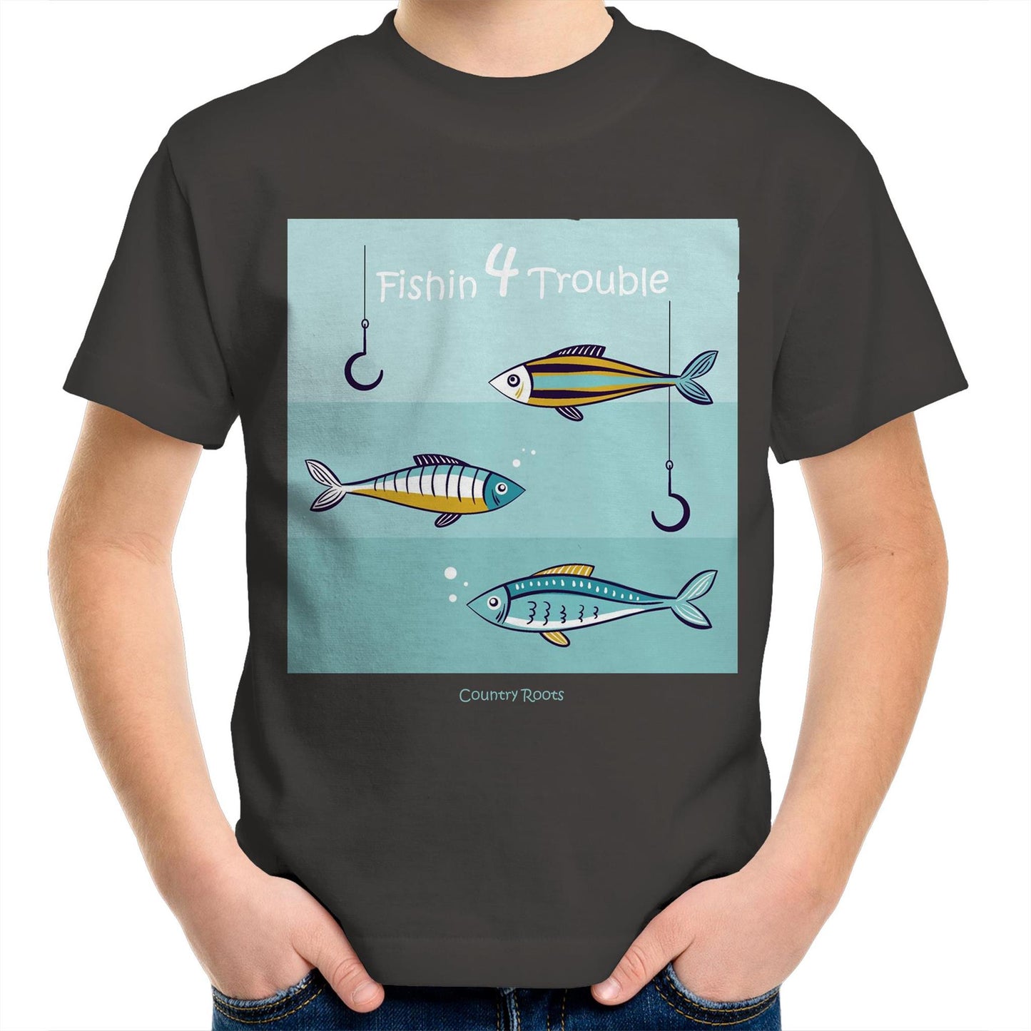 Fishin 4 Trouble - Youth Tee