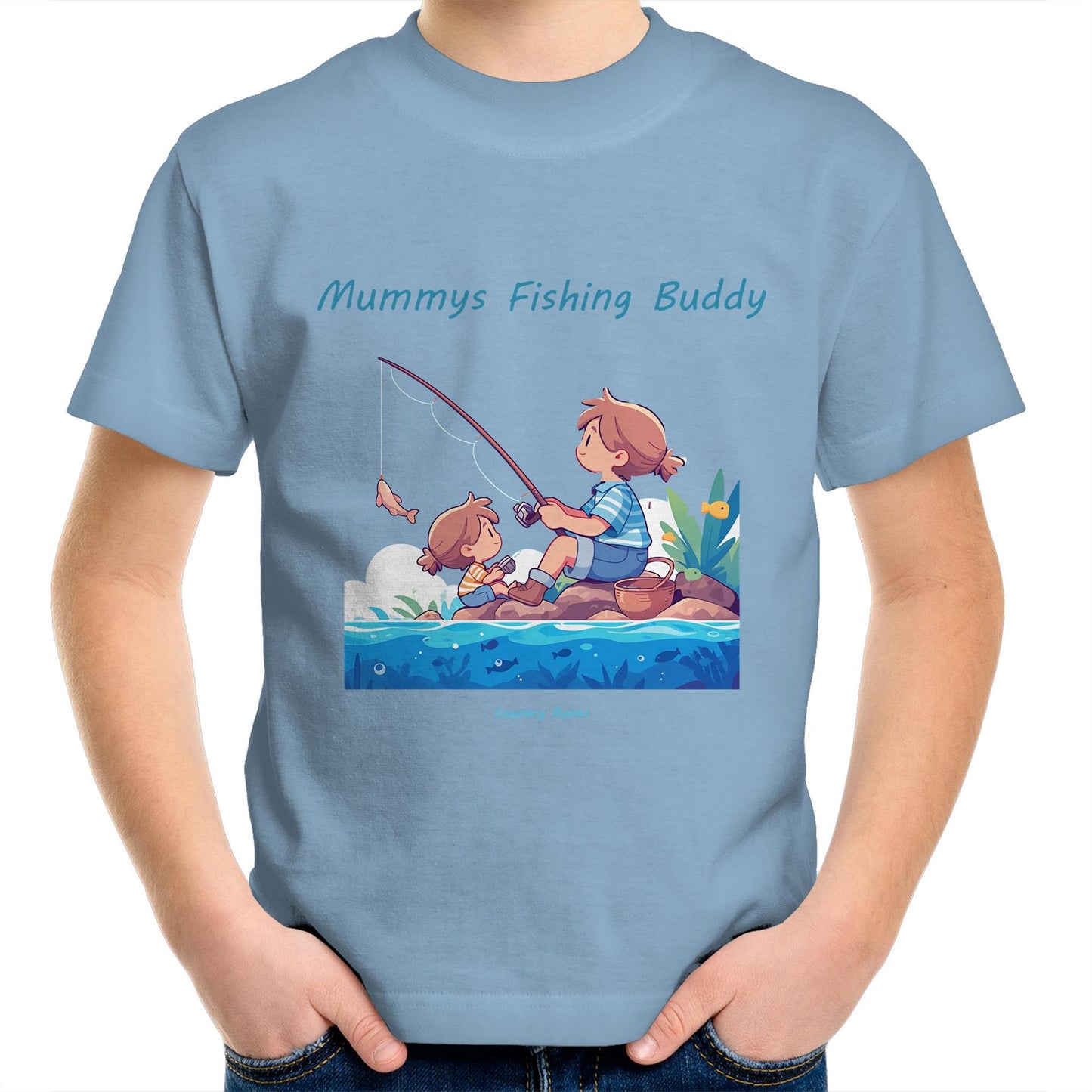 'Mummys Fishing Buddy (Girl)' - Youth Tee