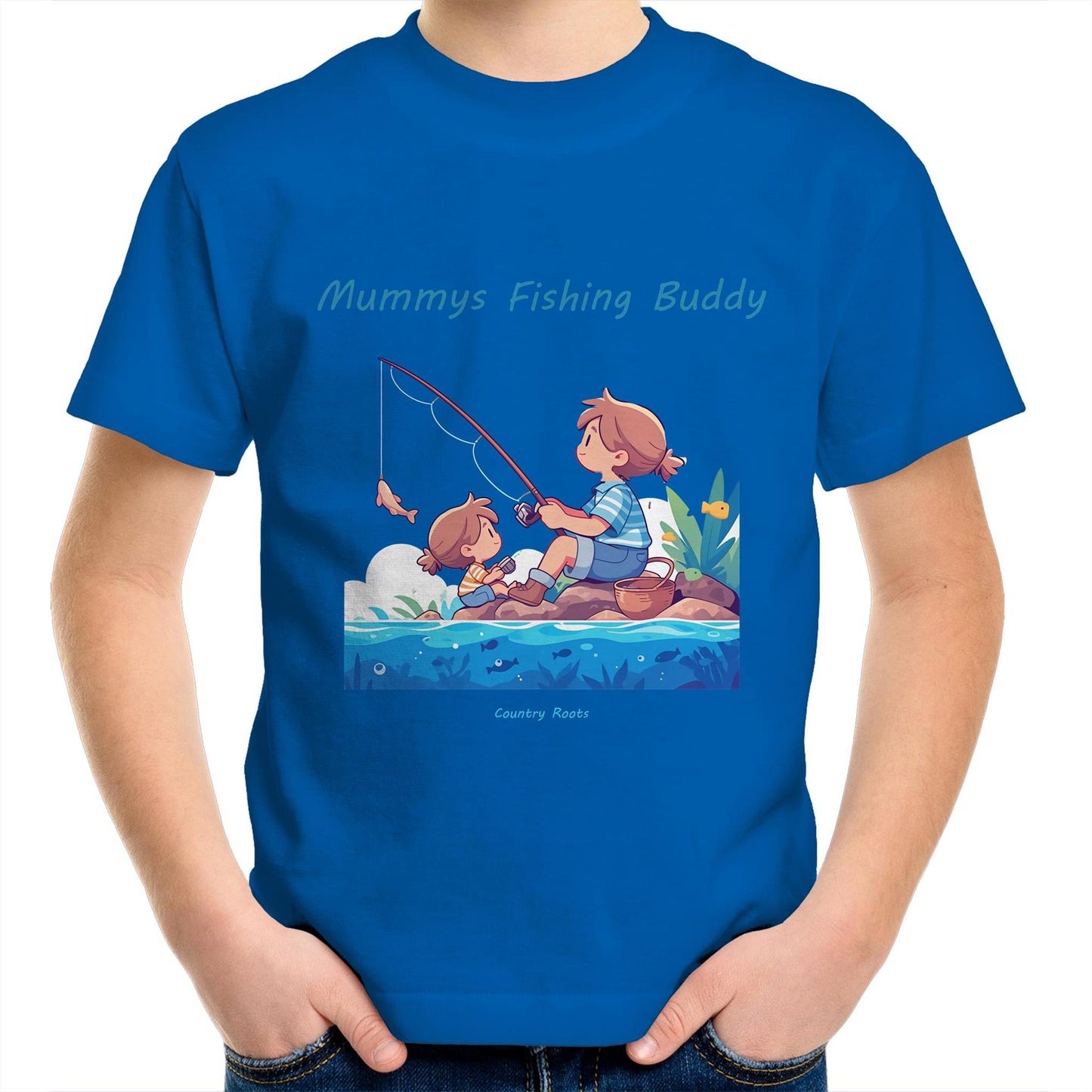 'Mummys Fishing Buddy (Girl)' - Youth Tee
