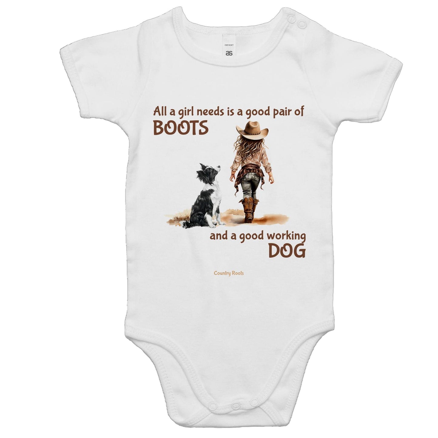 'All a Girl Needs...' - Baby Onesie