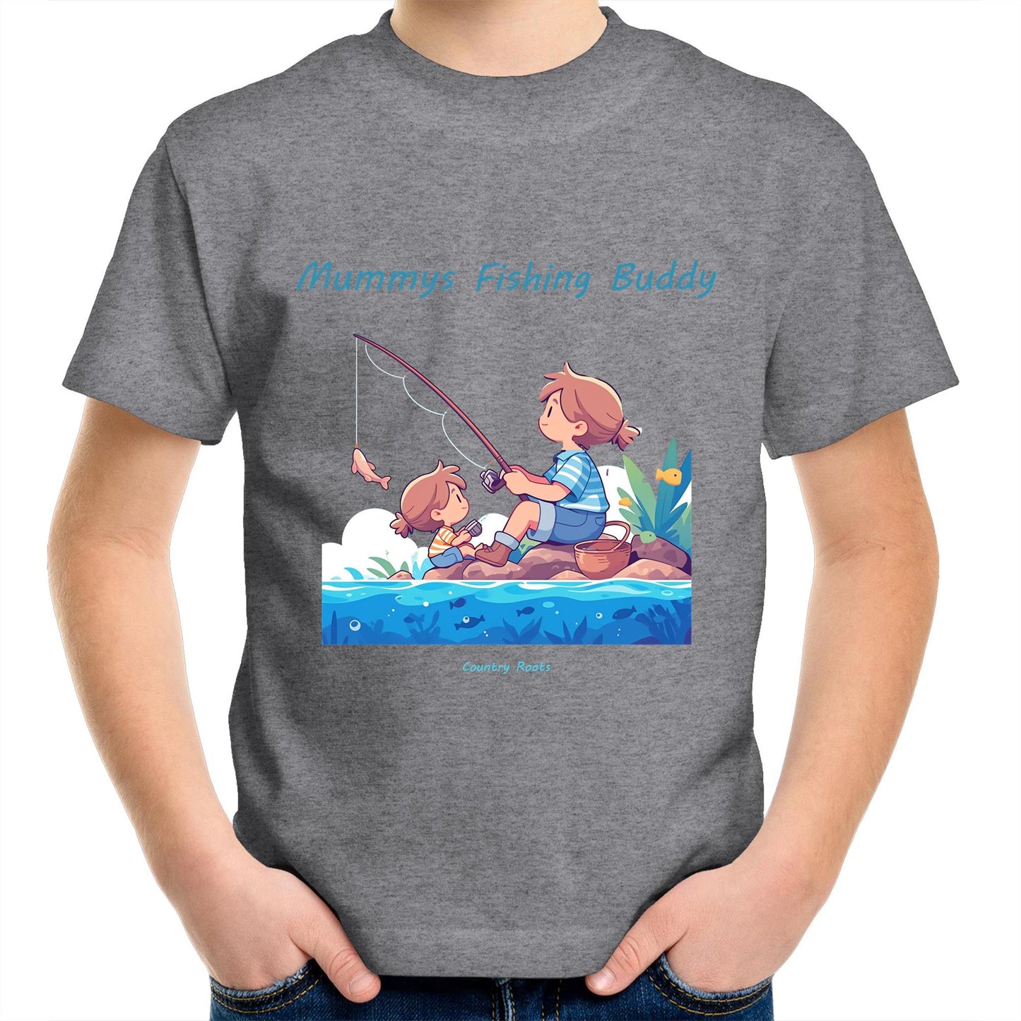 'Mummys Fishing Buddy (Girl)' - Youth Tee