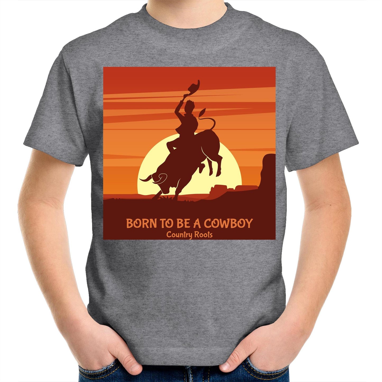 'Born Cowboy' - Youth Tee