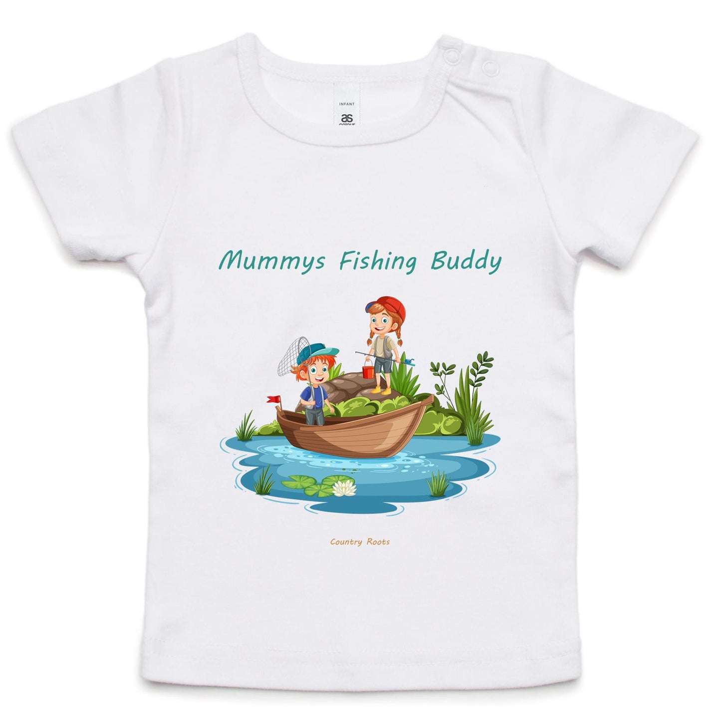 'Mummys Fishing Buddy (Boy)' - Infant Tee