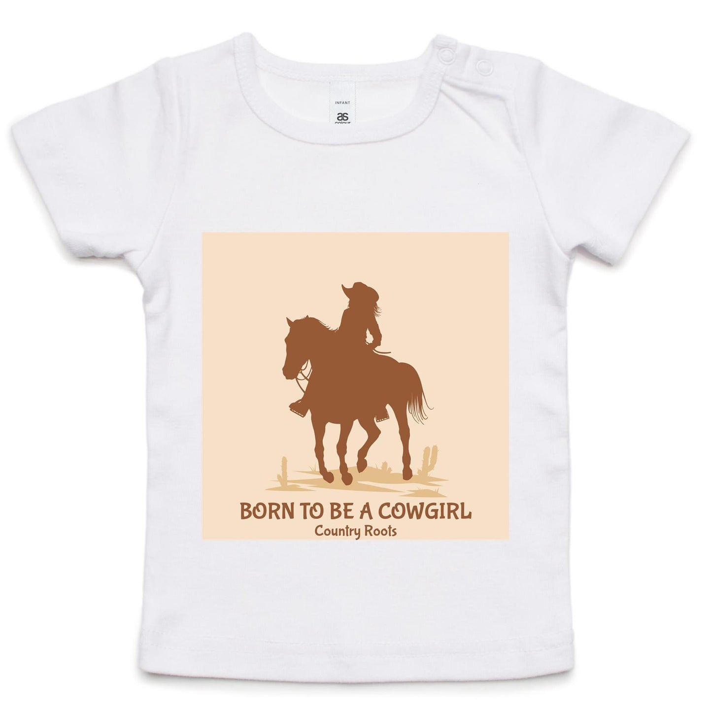 'Born Cowgirl' - Infant Tee