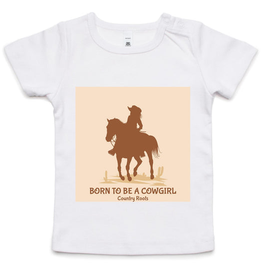'Born Cowgirl' - Infant Tee