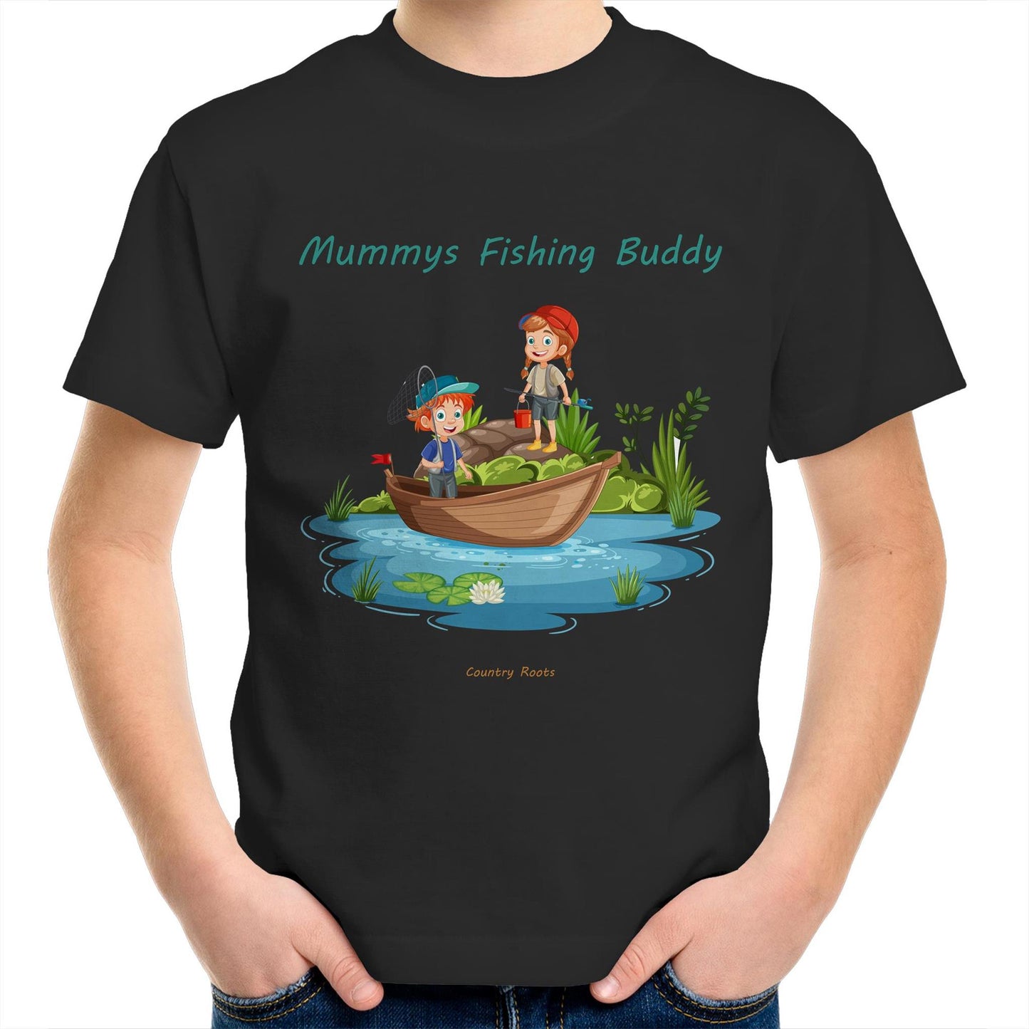 'Mummys Fishing Buddy (Boy)' - Youth Tee