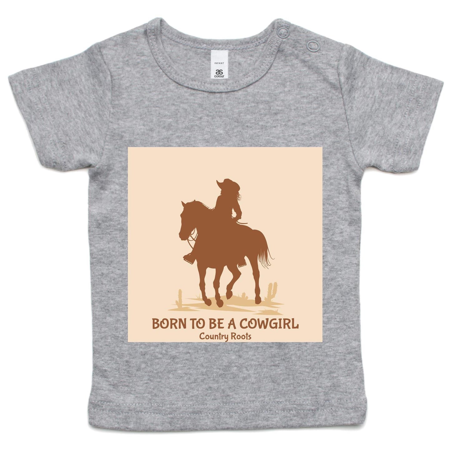 'Born Cowgirl' - Infant Tee