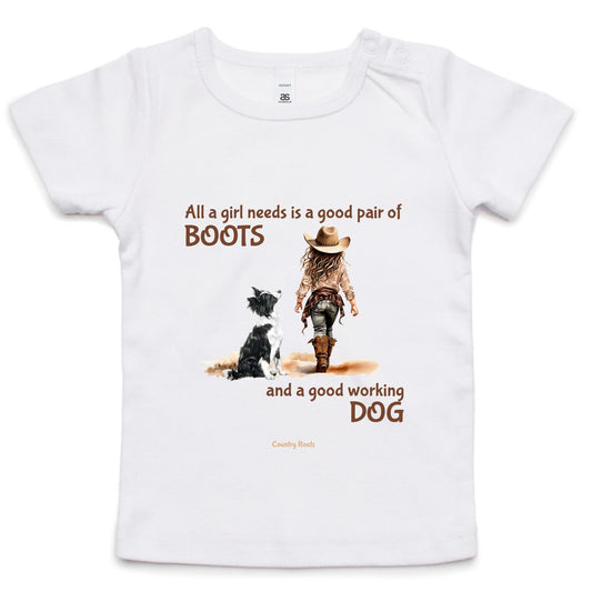 'All a Girl Needs...' - Infant Tee