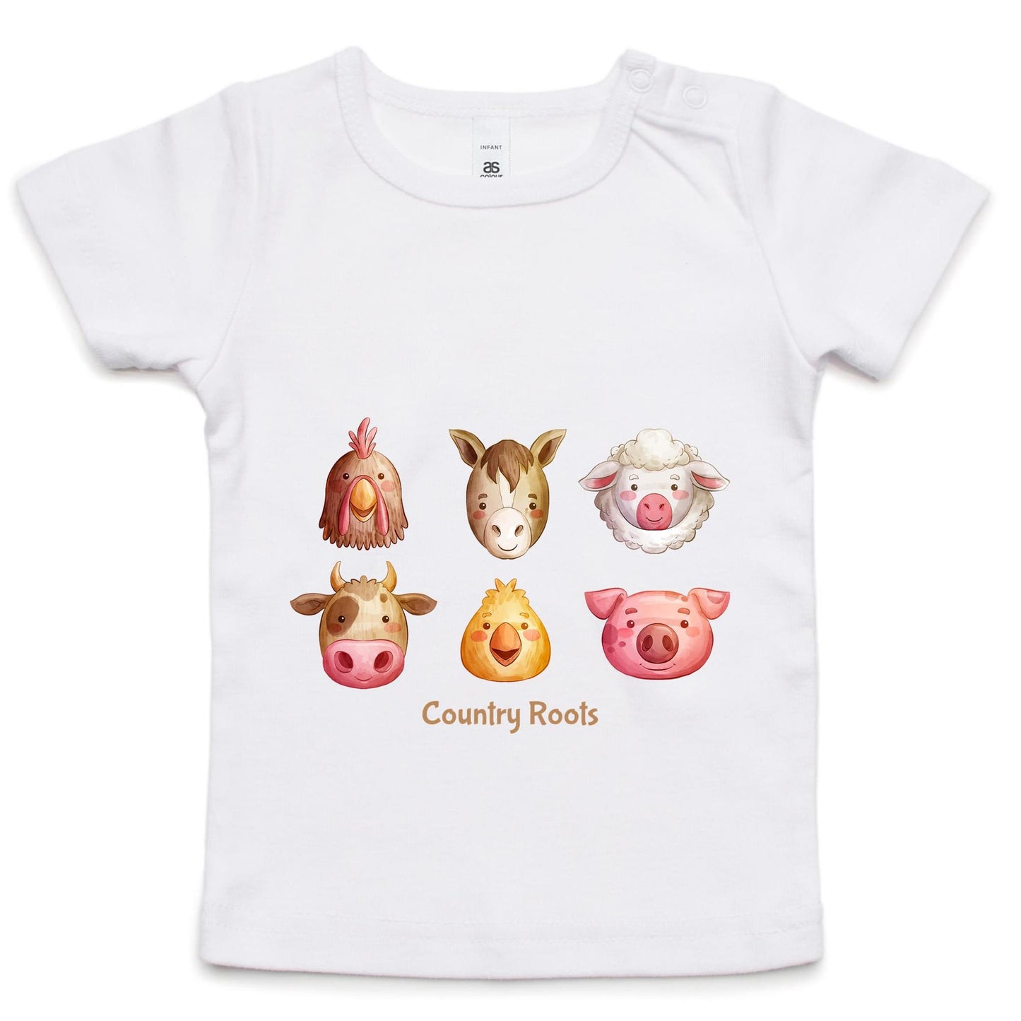 'Farm Faces' - Infant Tee