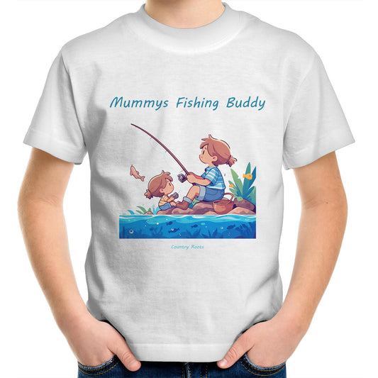 'Mummys Fishing Buddy (Girl)' - Youth Tee