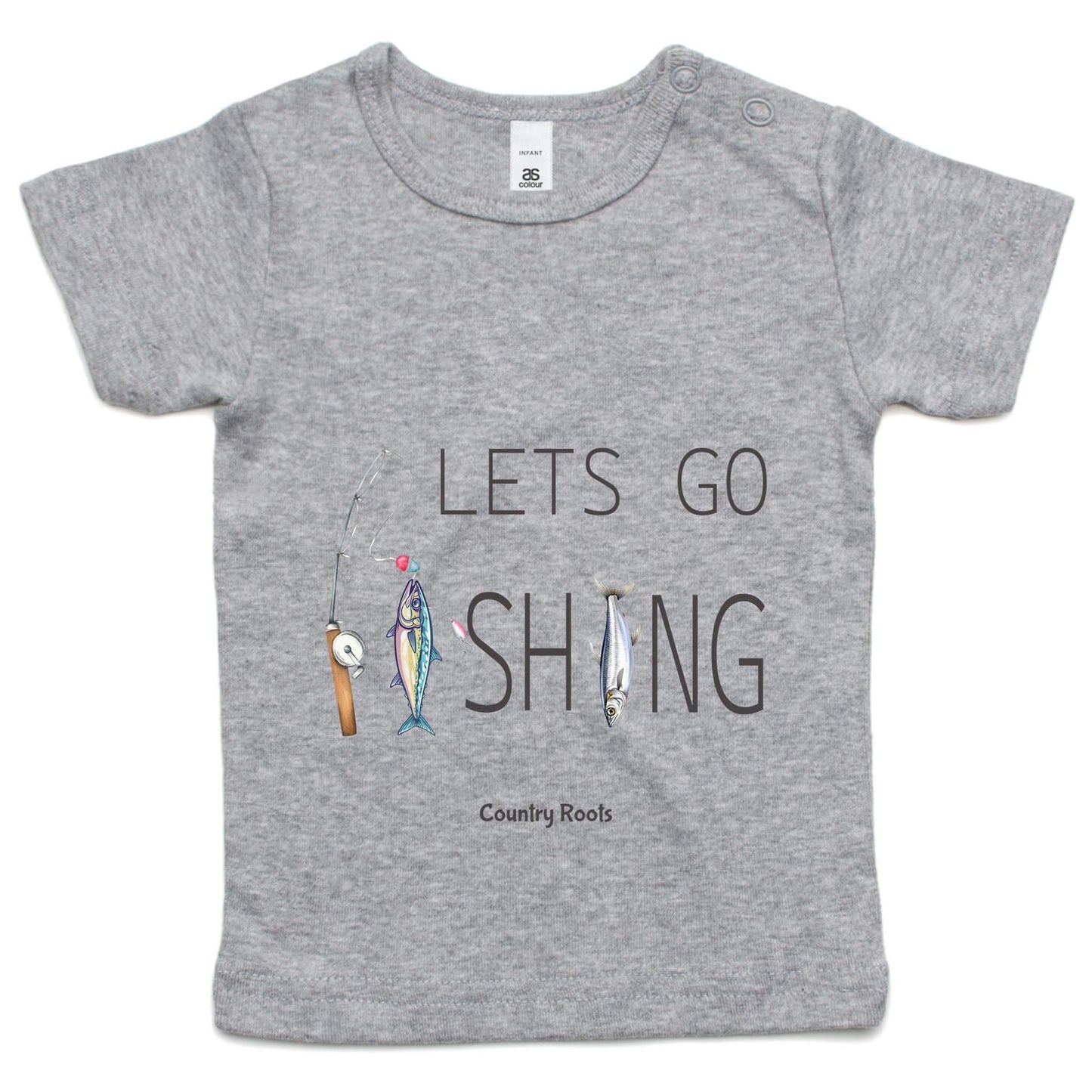 'Lets Go Fishing' - Infant Tee