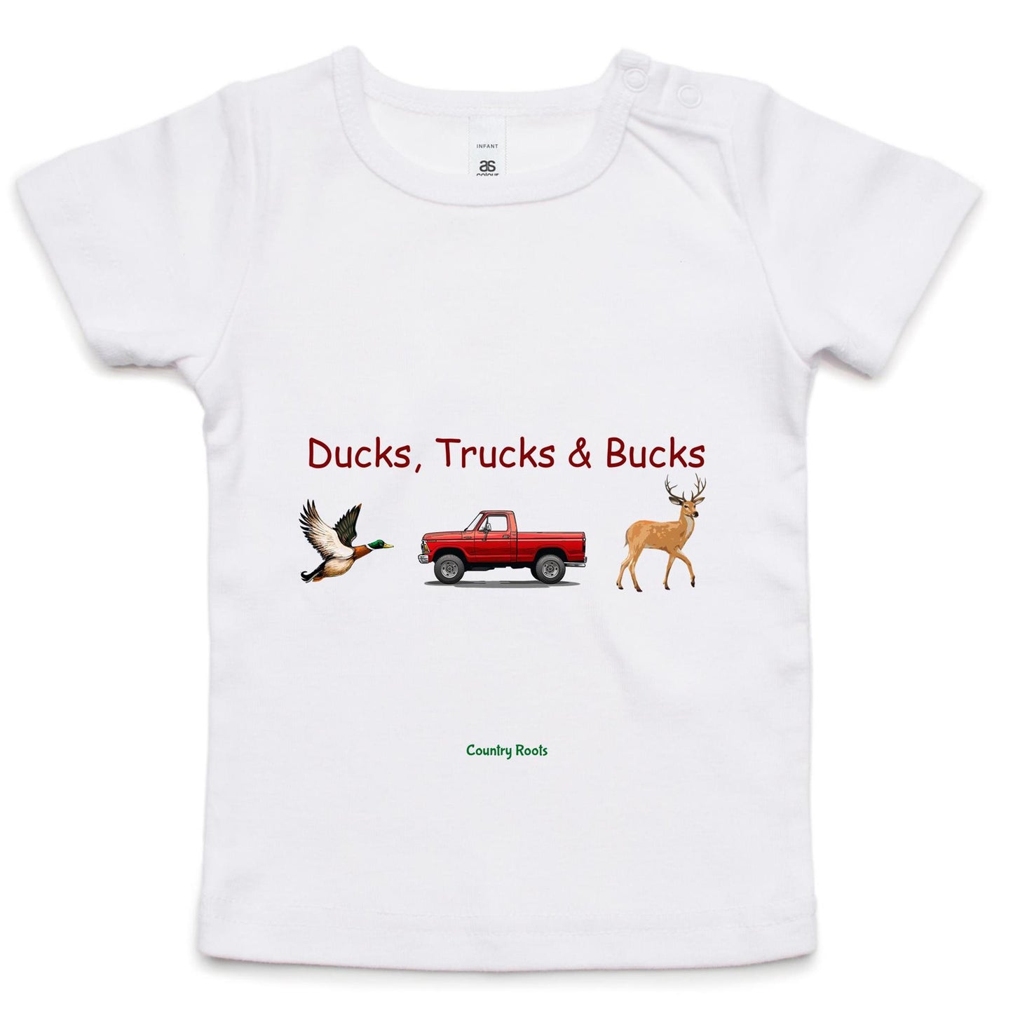 'Ducks, Trucks, Bucks' - Infant Tee