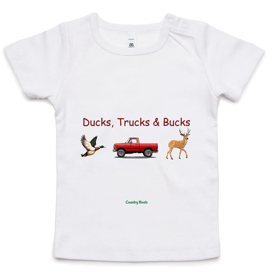 'Ducks, Trucks, Bucks' - Infant Tee